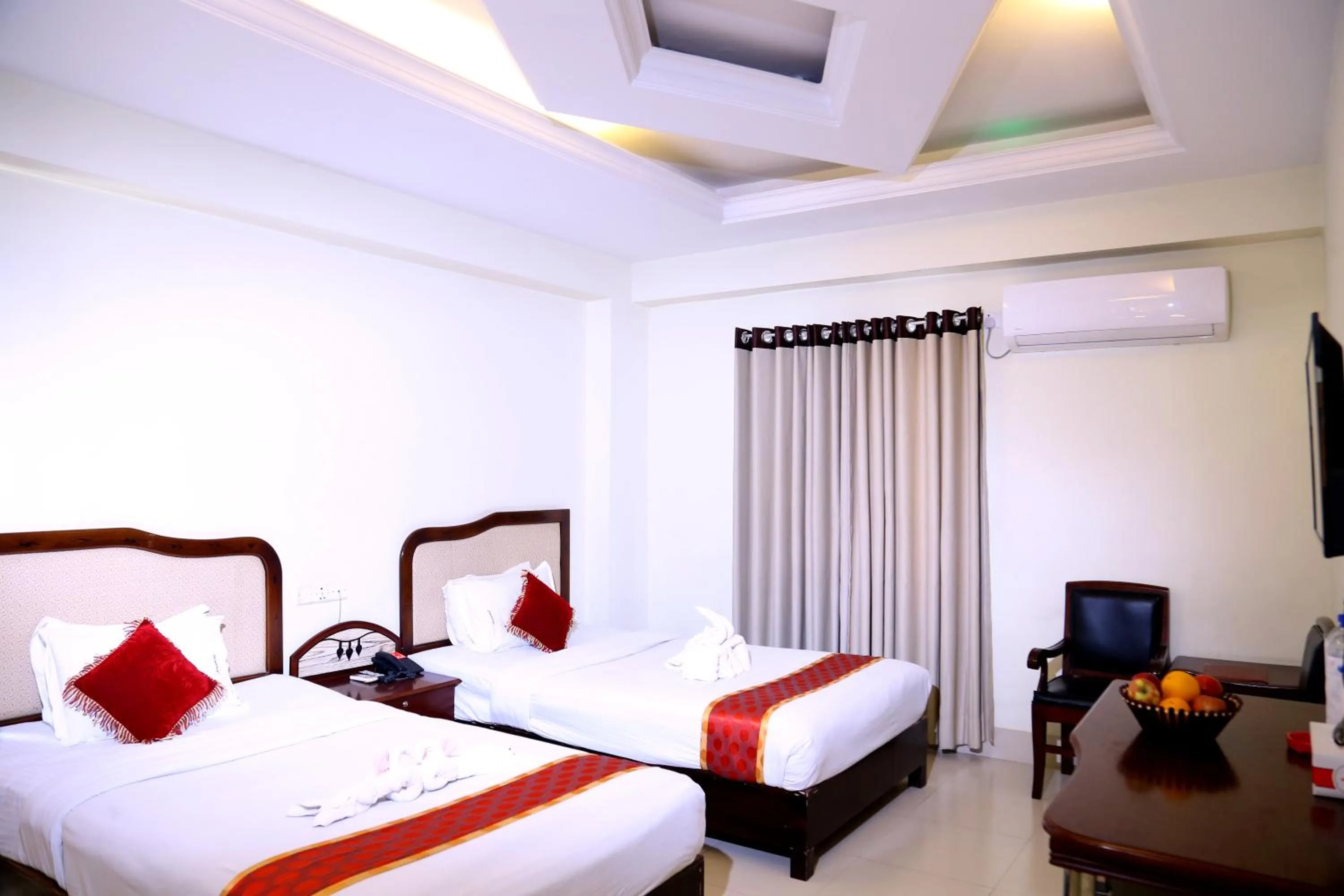 Bed in Panshi Inn Sylhet