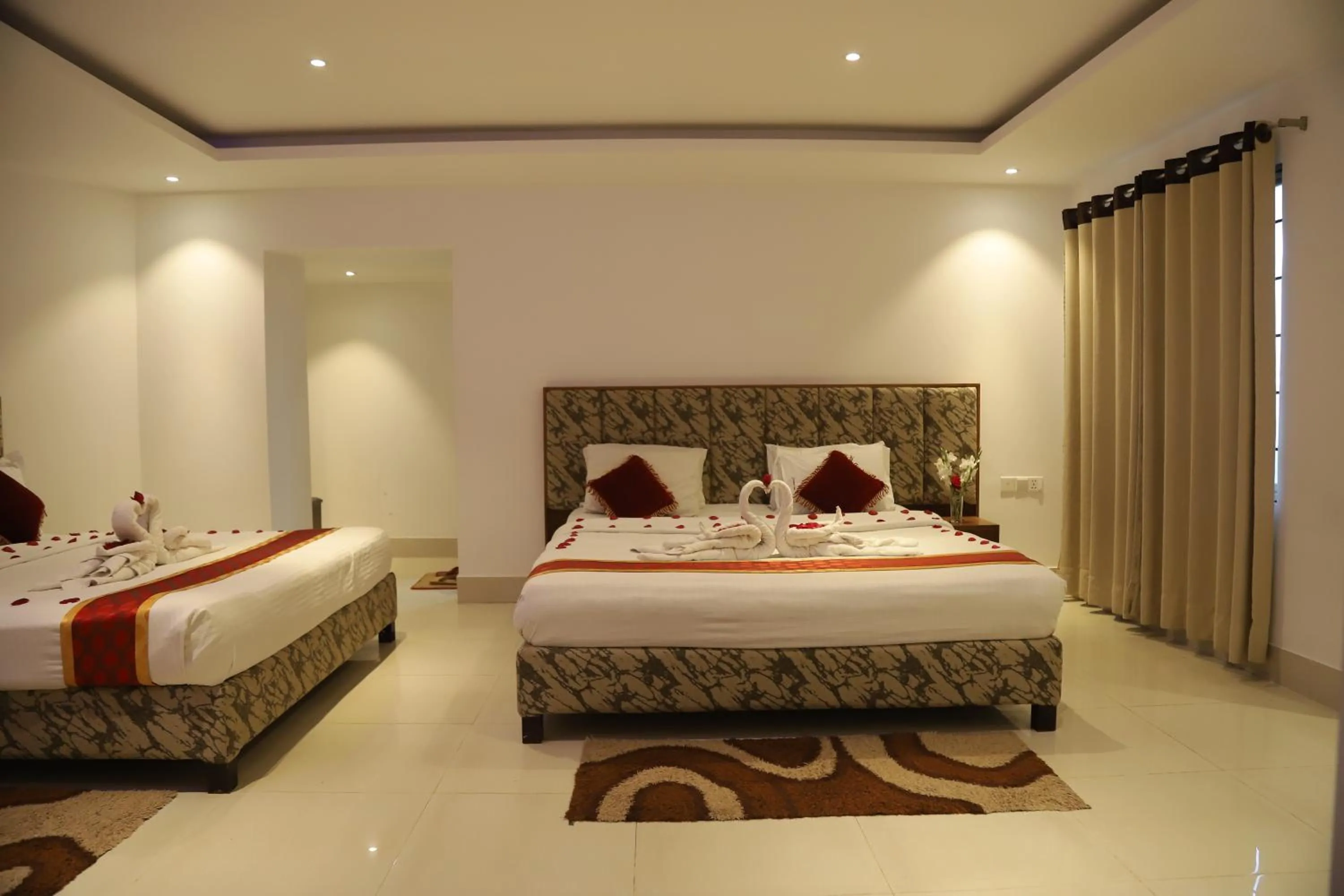 Bed in Panshi Inn Sylhet