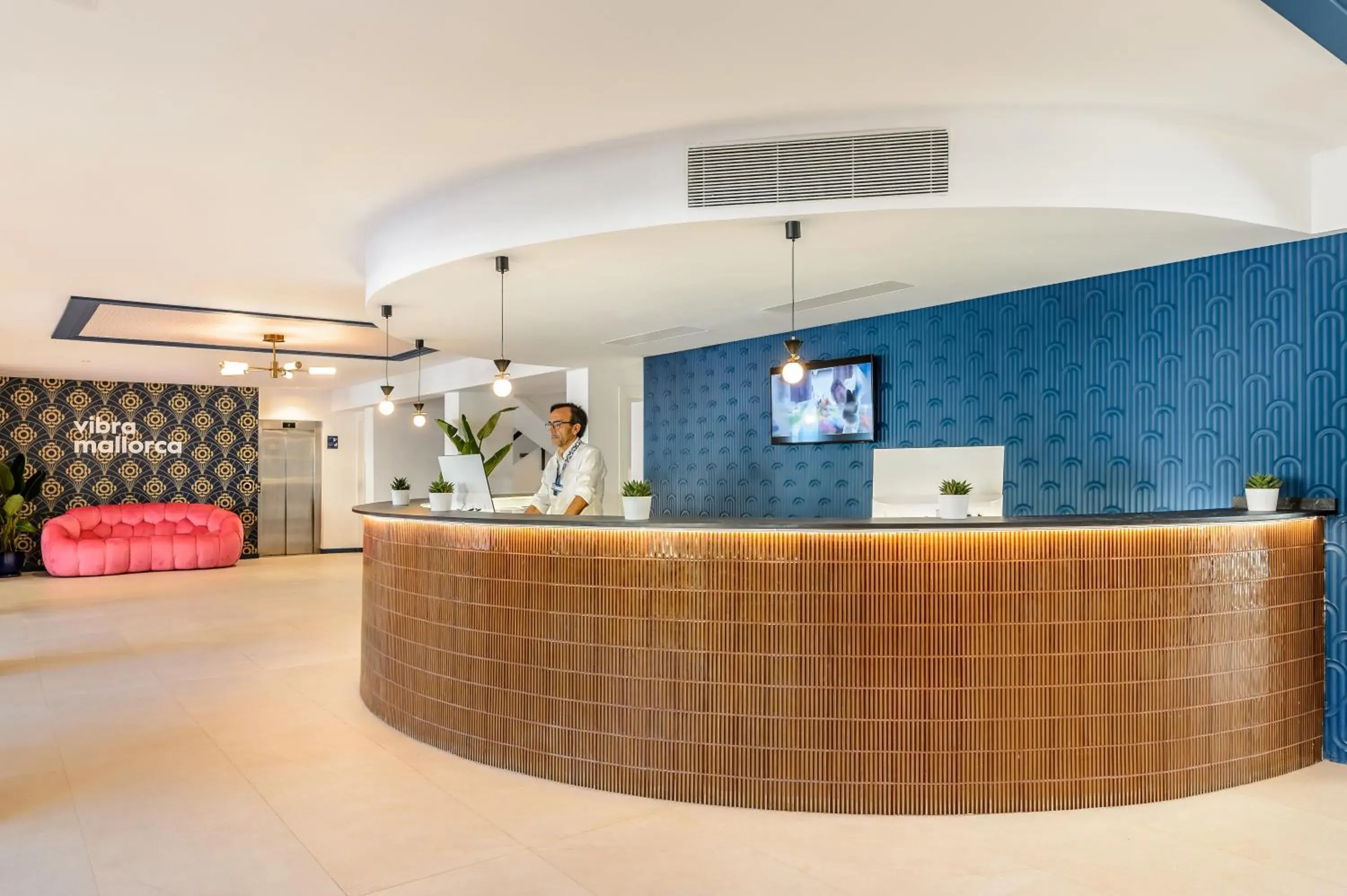 Lobby or reception in Hotel Vibra Palma Cactus Lobby or reception in Hotel Vibra Palma Cactus