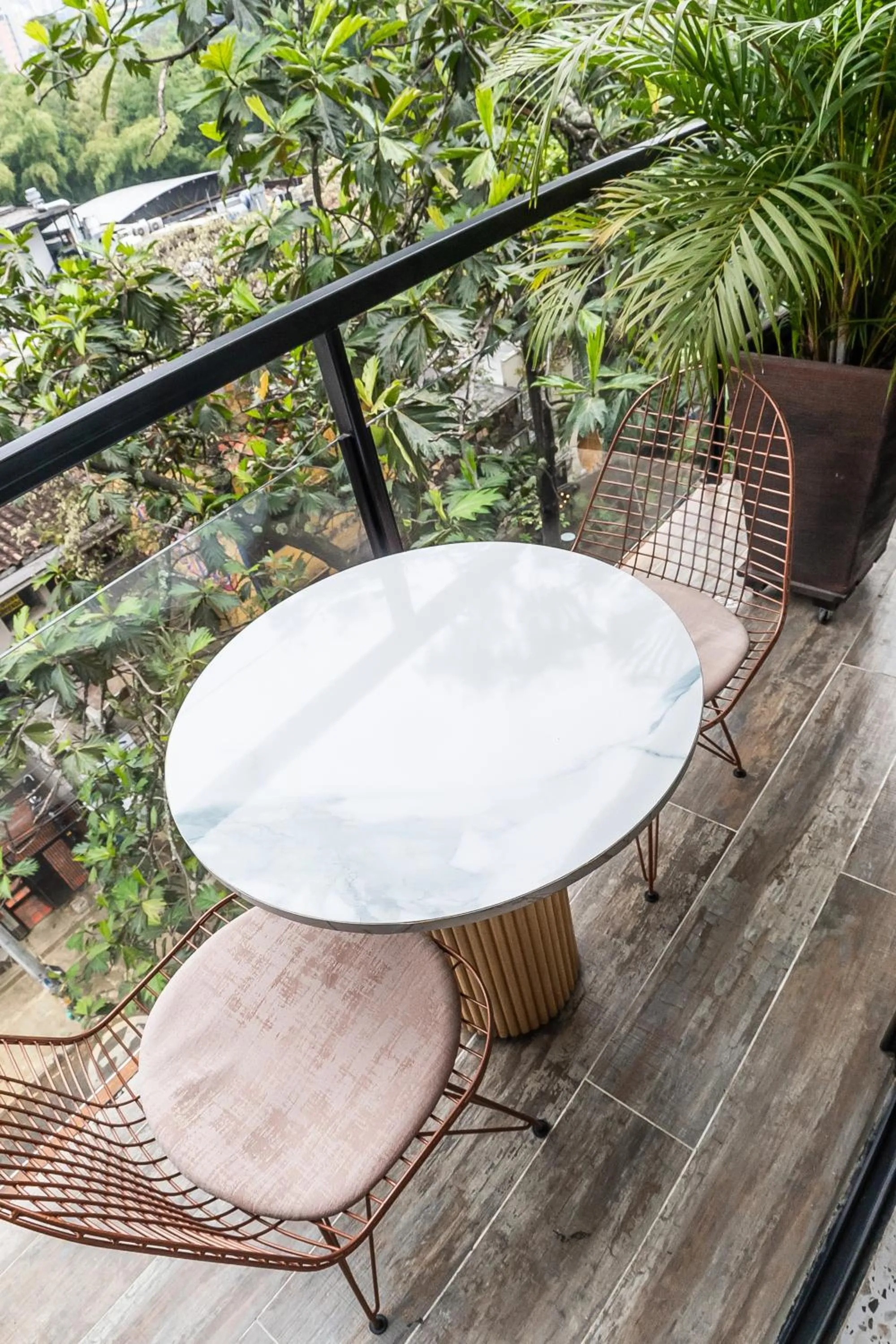 Seating area in The O by Seekers Medellín