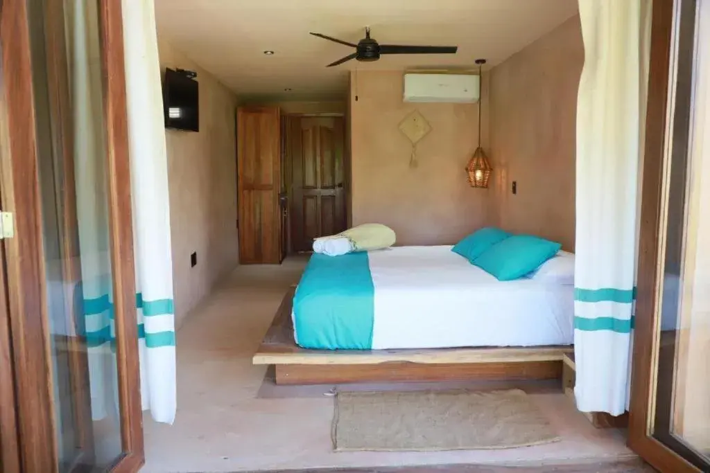 Bed in Hotel Rinconcito de Mazunte Bed in Hotel Rinconcito de Mazunte