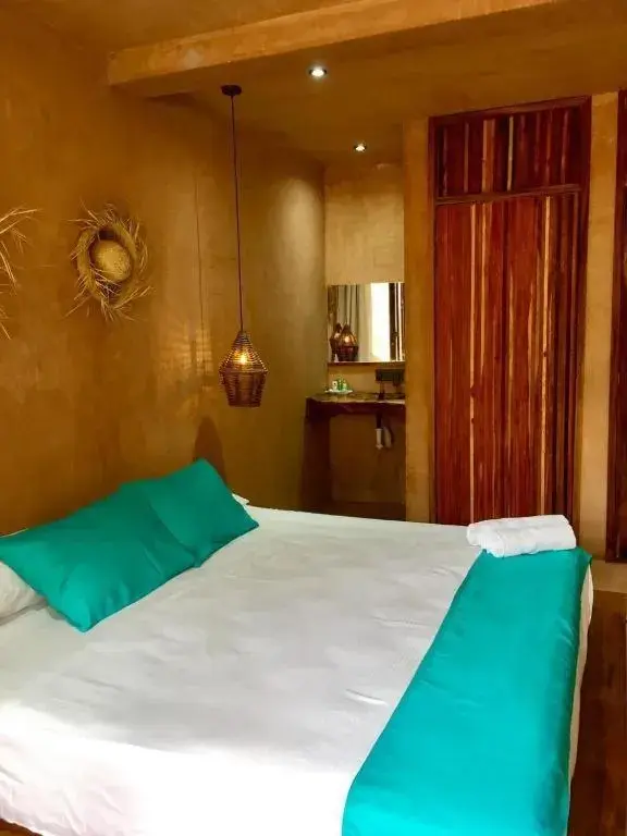 Bed in Hotel Rinconcito de Mazunte Bed in Hotel Rinconcito de Mazunte