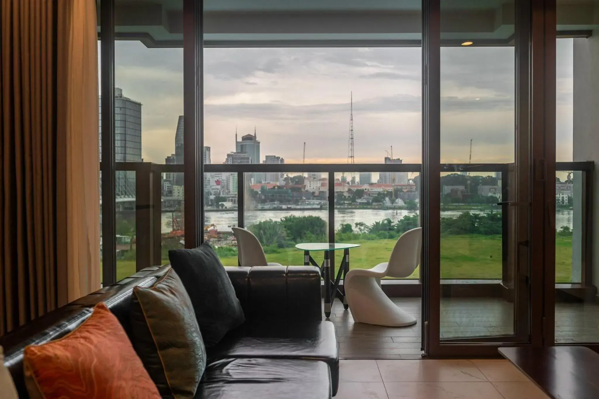 Living room in The Galleria Thủ Thiêm - Panorama Sky View Living room in The Galleria Thủ Thiêm - Panorama Sky View