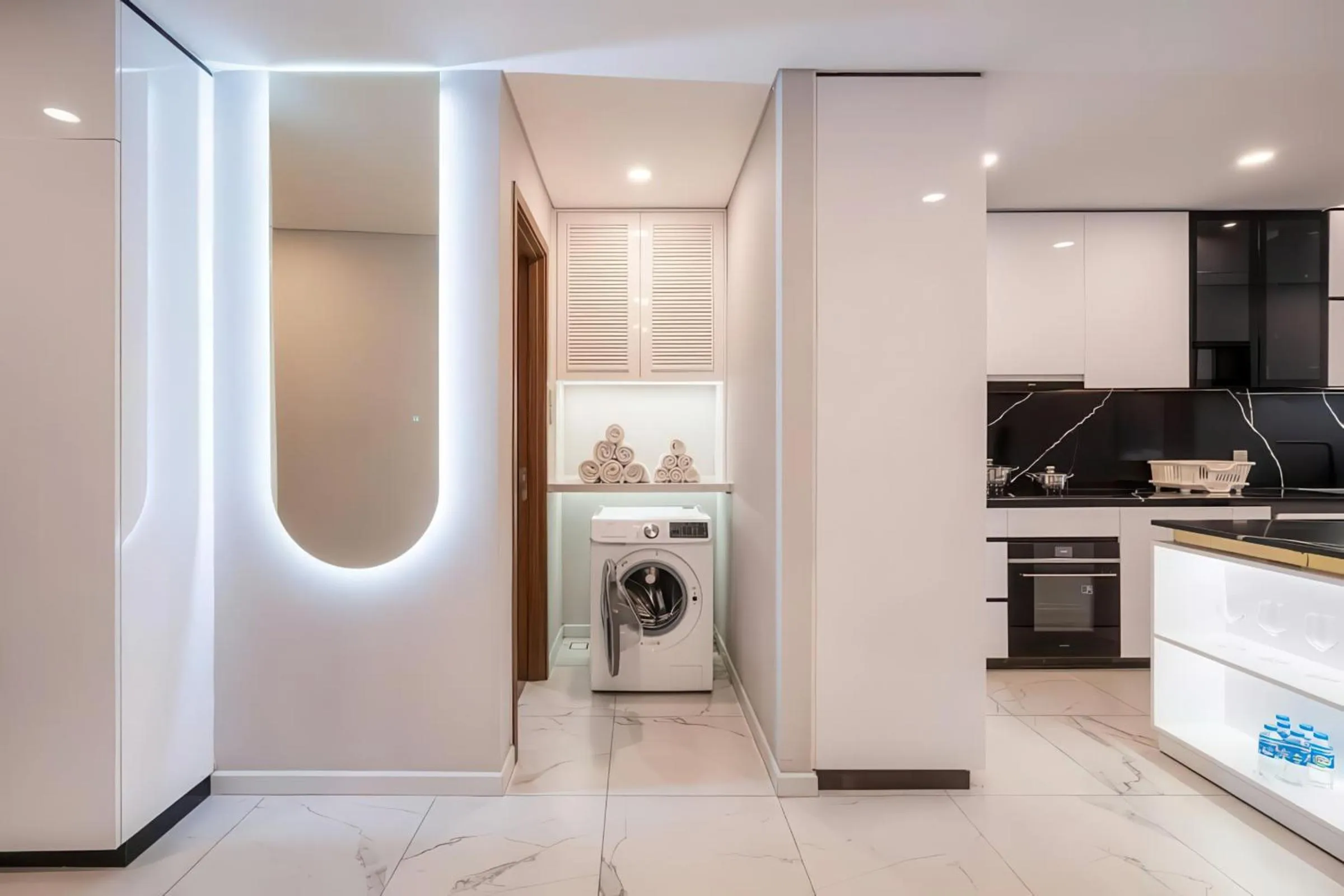 Kitchen or kitchenette in The Galleria Thủ Thiêm - Panorama Sky View