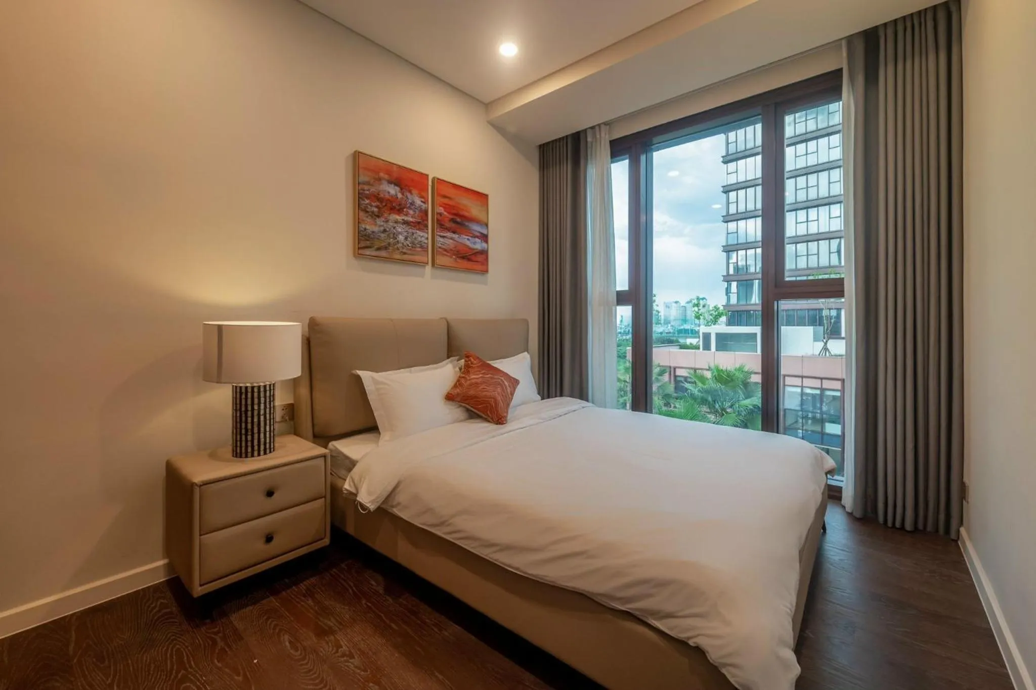 Bed in The Galleria Thủ Thiêm - Panorama Sky View