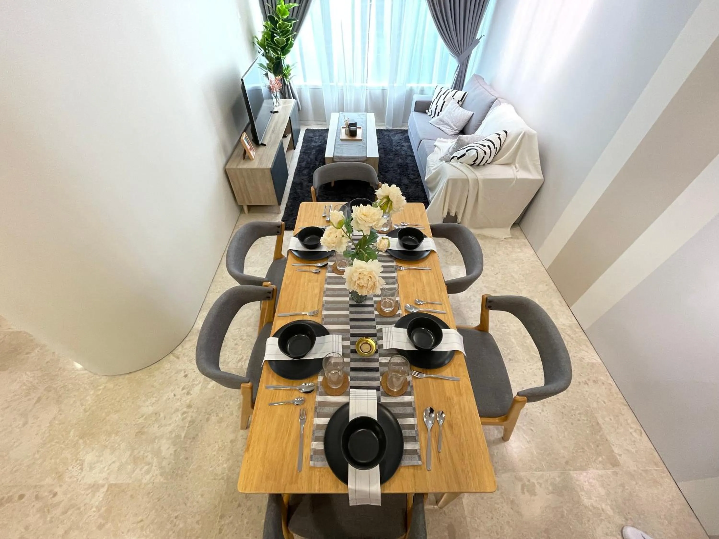 Living room in Sky Suites KLCC by Luna KL