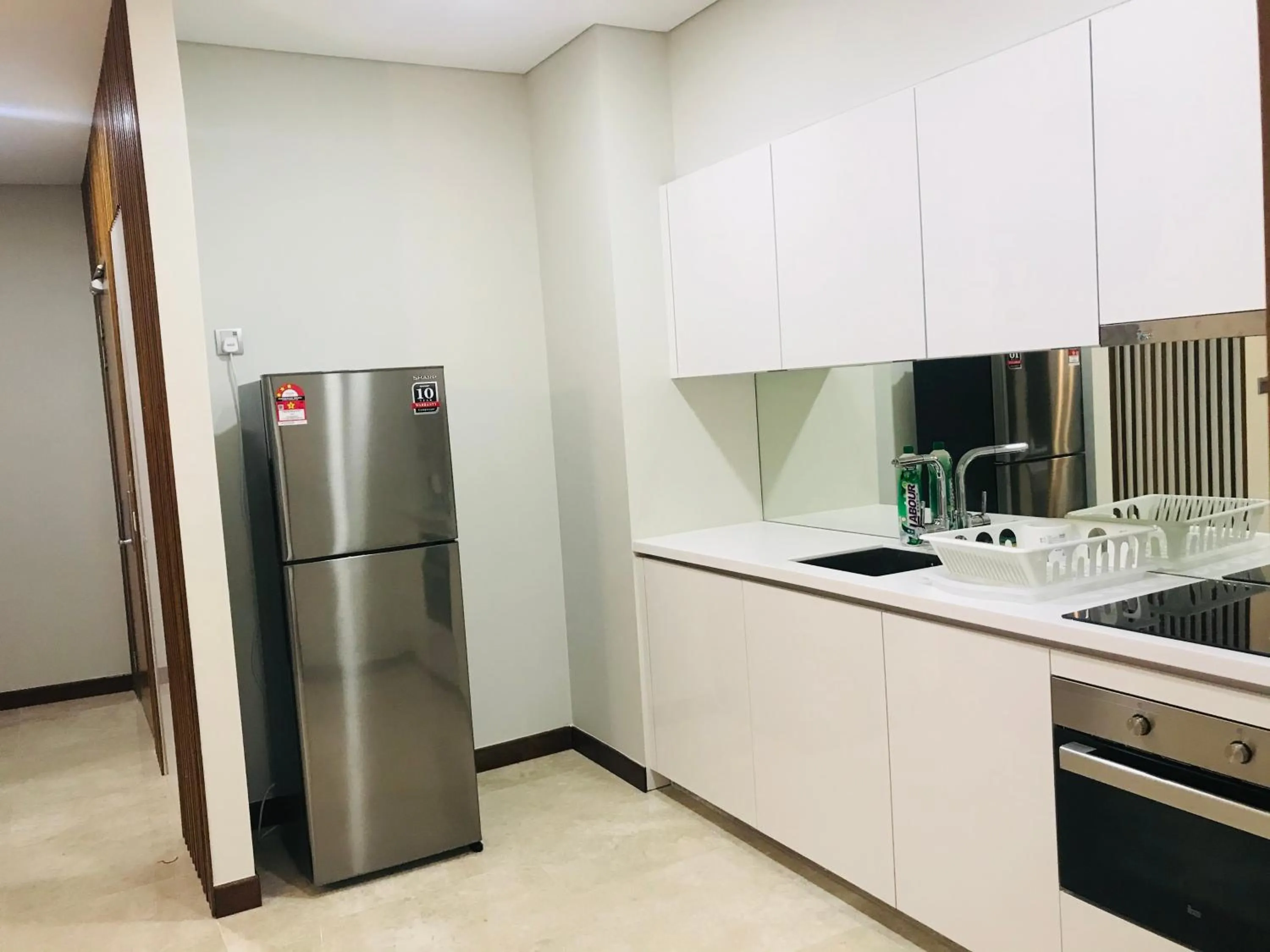 Kitchen or kitchenette in Sky Suites KLCC by Luna KL
