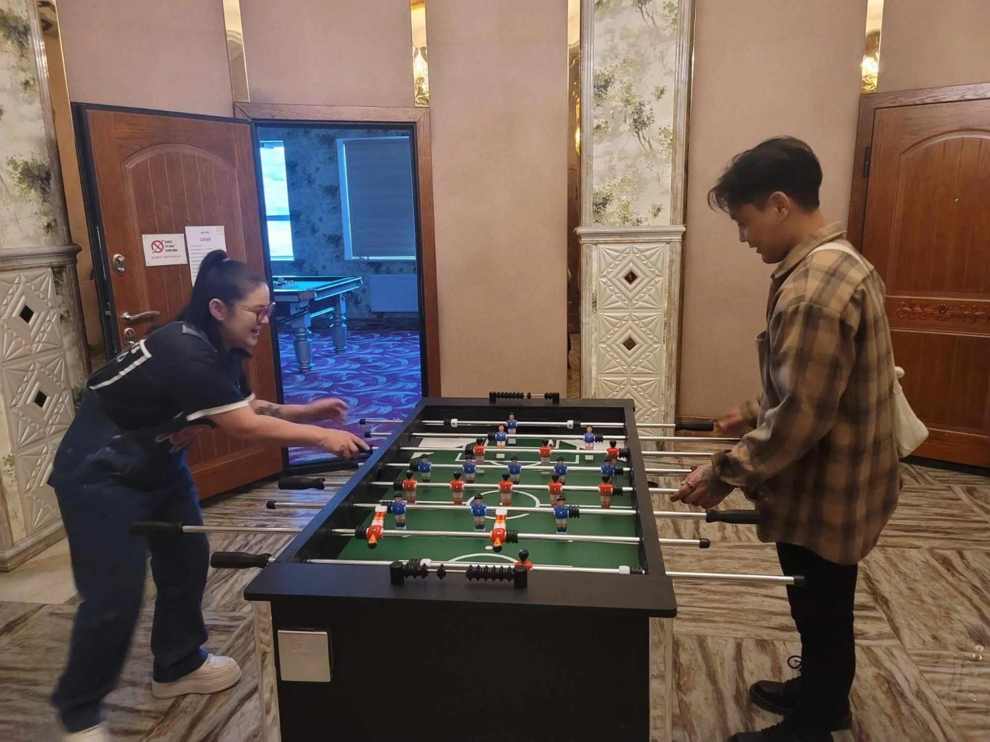 Game Room in Amar Hotel Ulaanbaatar live