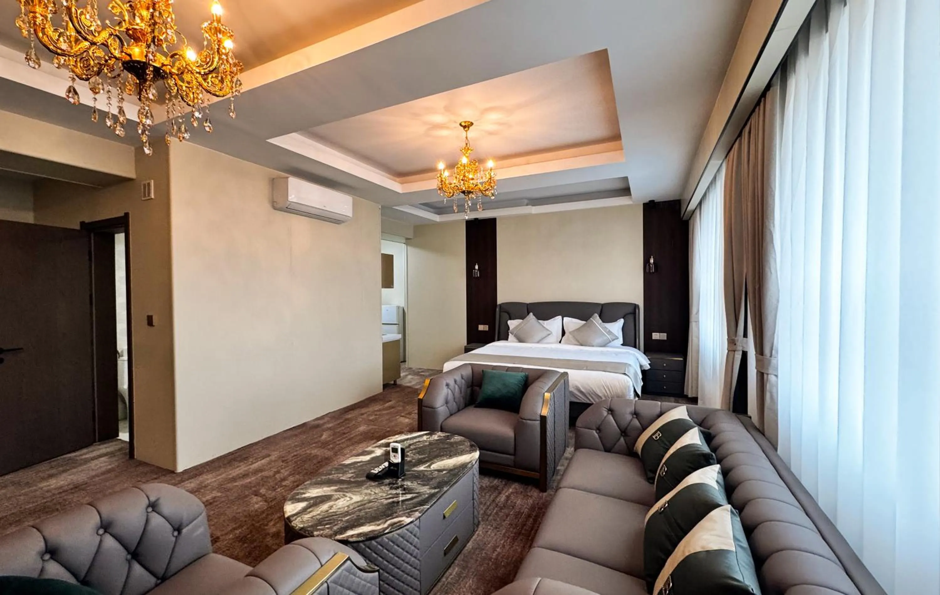 Bed in Amar Hotel Ulaanbaatar live