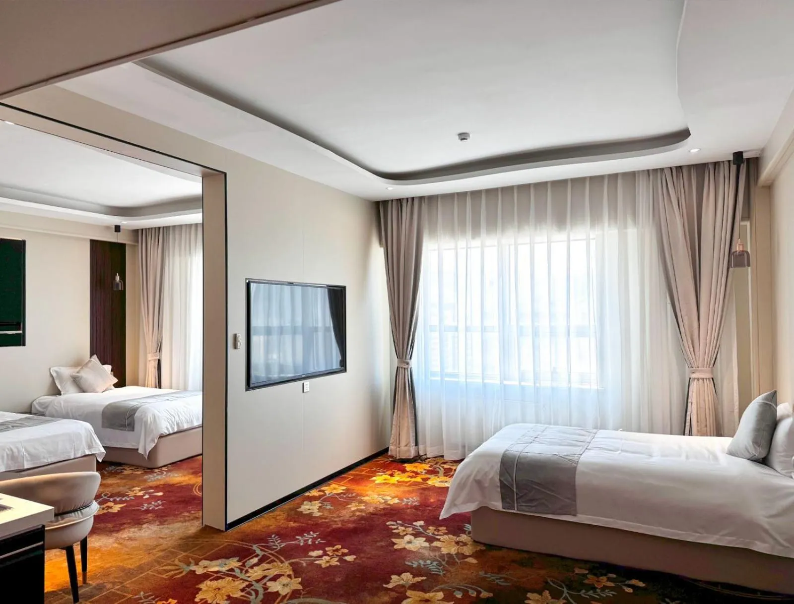 Bed in Amar Hotel Ulaanbaatar live