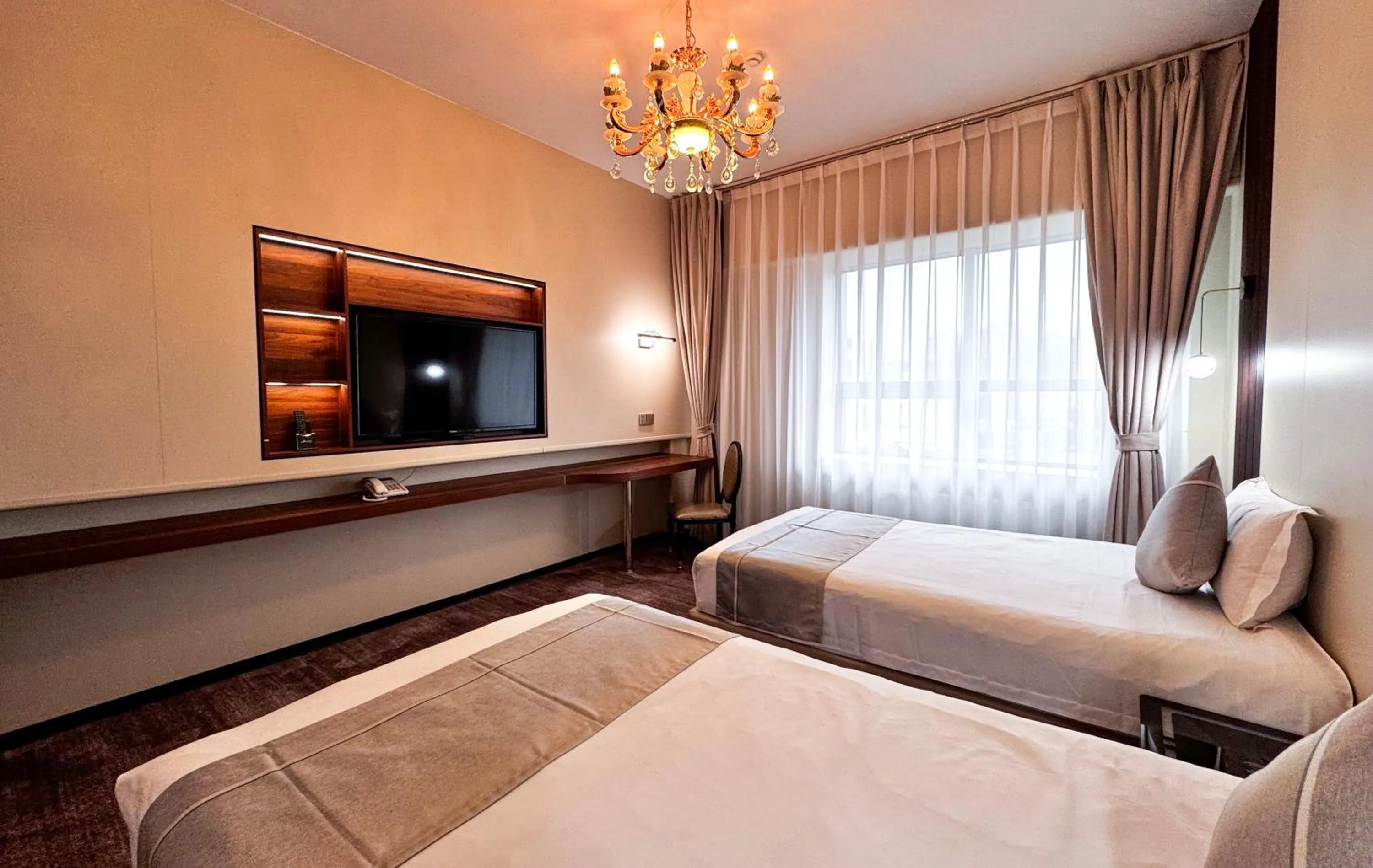 Bed in Amar Hotel Ulaanbaatar live