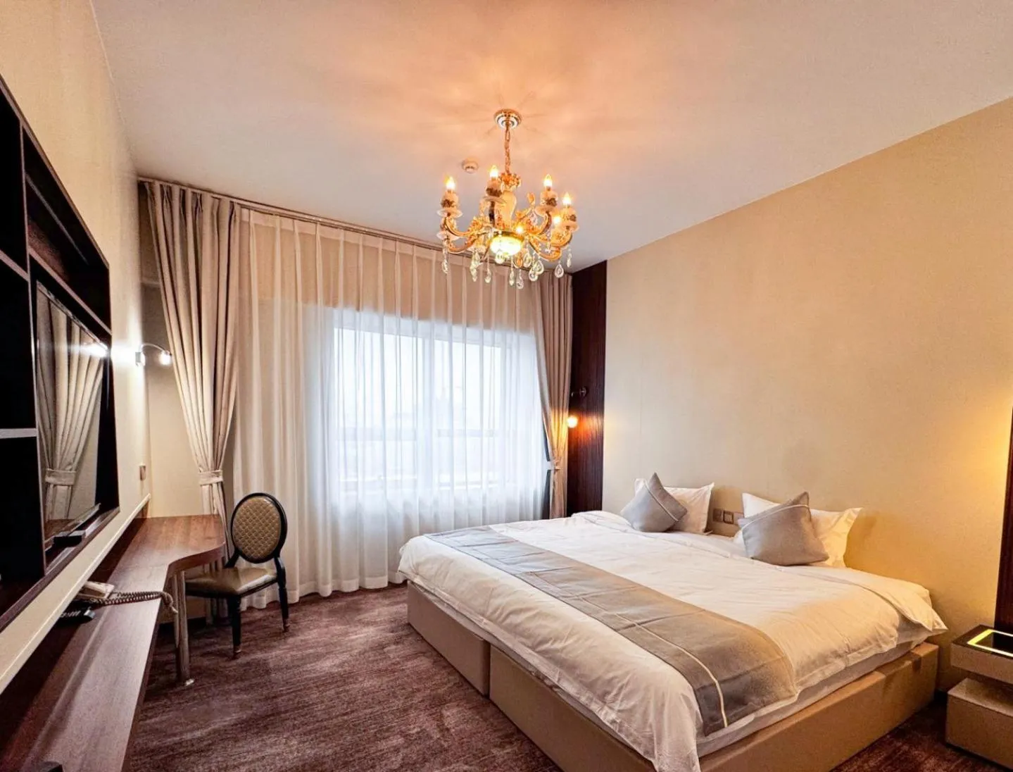 Bed in Amar Hotel Ulaanbaatar live