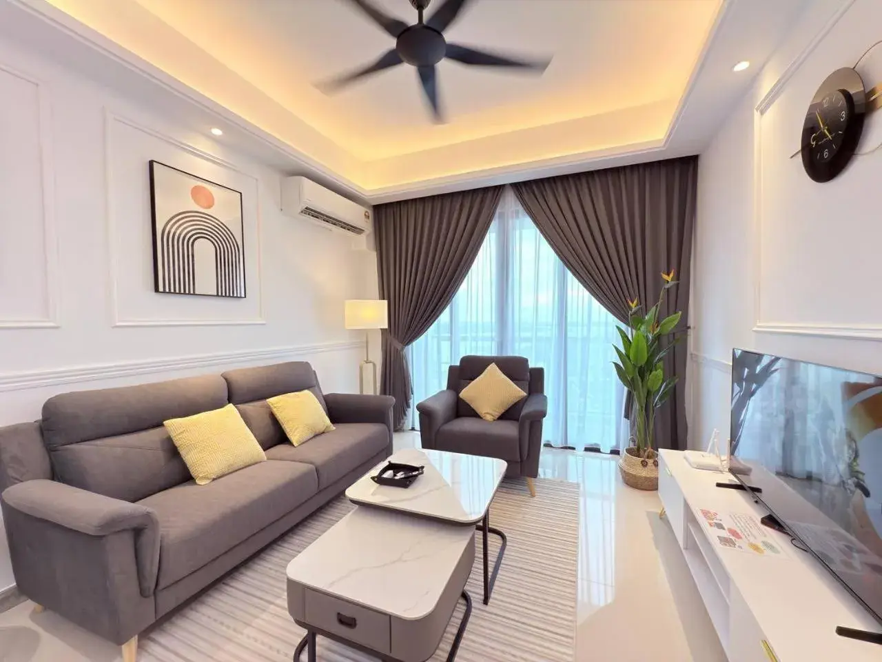 Three-Bedroom Loft Apartment in R&F Seine Region at ANJU Three-Bedroom Loft Apartment in R&F Seine Region at ANJU