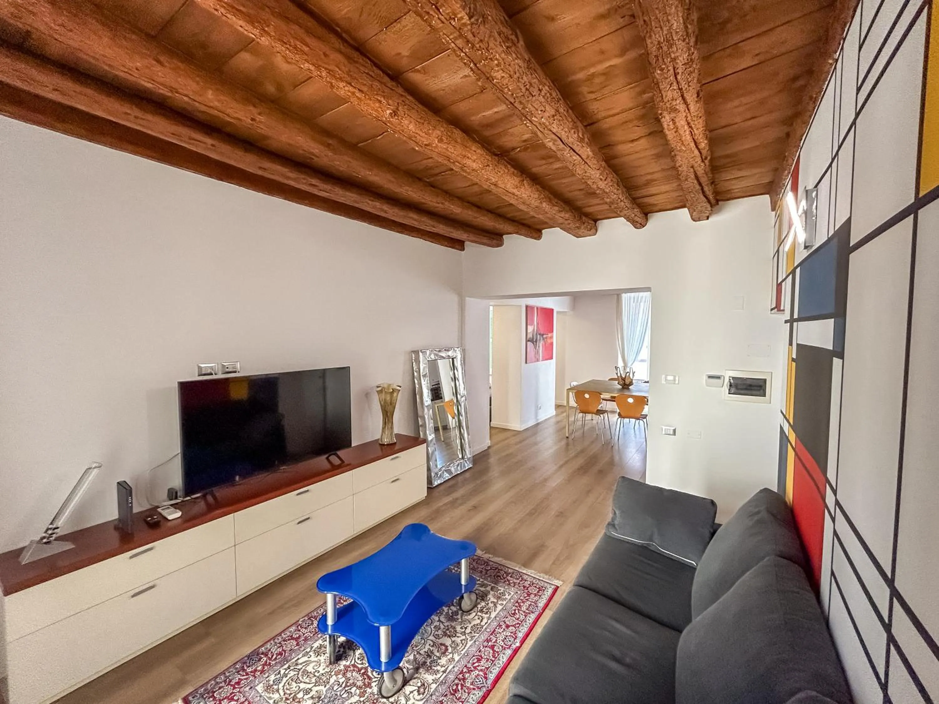 Communal lounge/ TV room in Suite & Charme in un palazzo storico di Bergamo