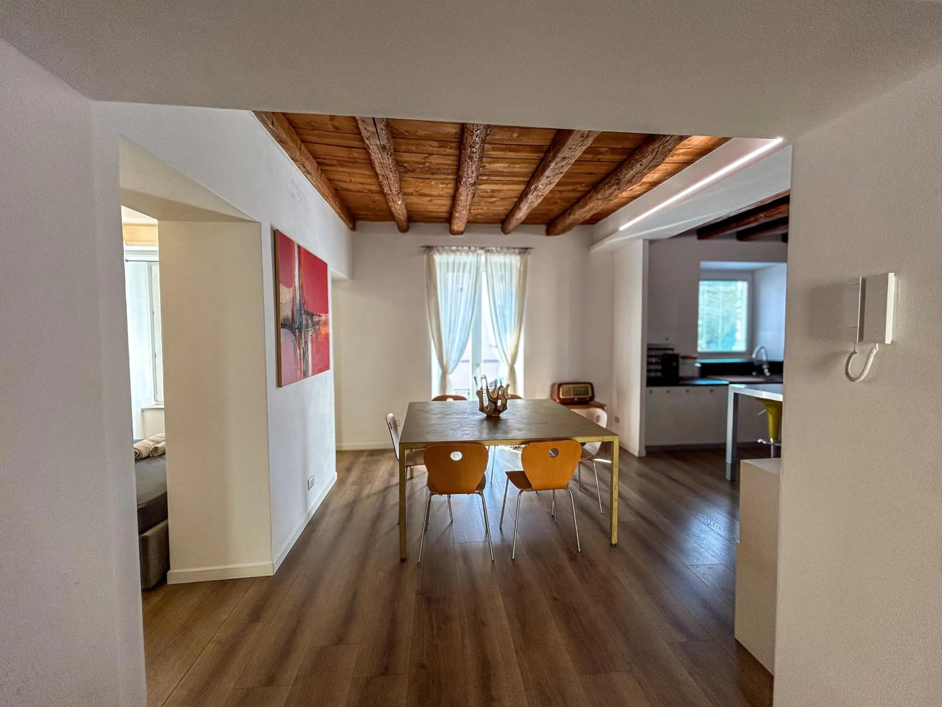 Kitchen or kitchenette in Suite & Charme in un palazzo storico di Bergamo