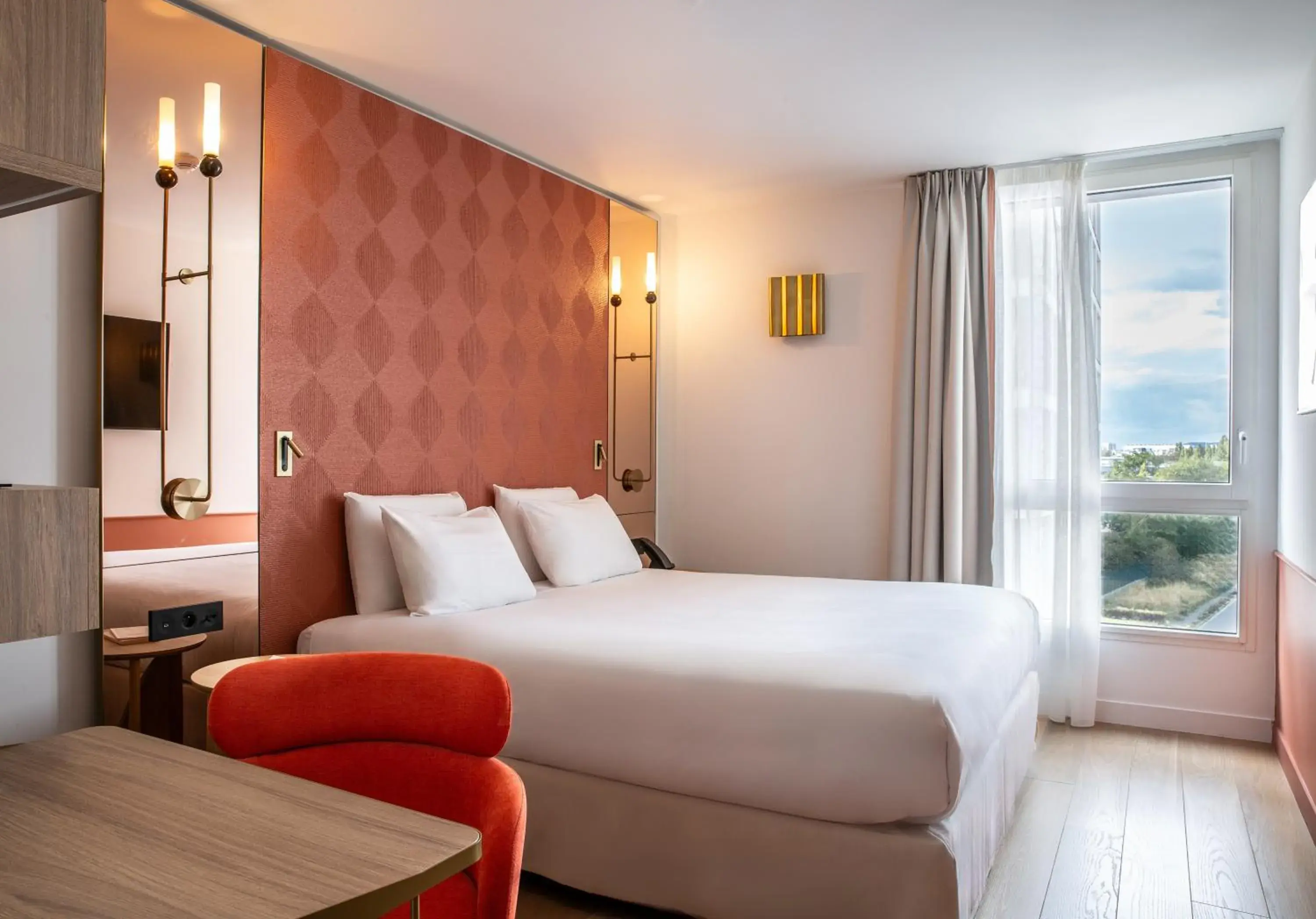 Bed in Hôtel Kyriad Prestige Paris Asnieres Bed in Hôtel Kyriad Prestige Paris Asnieres