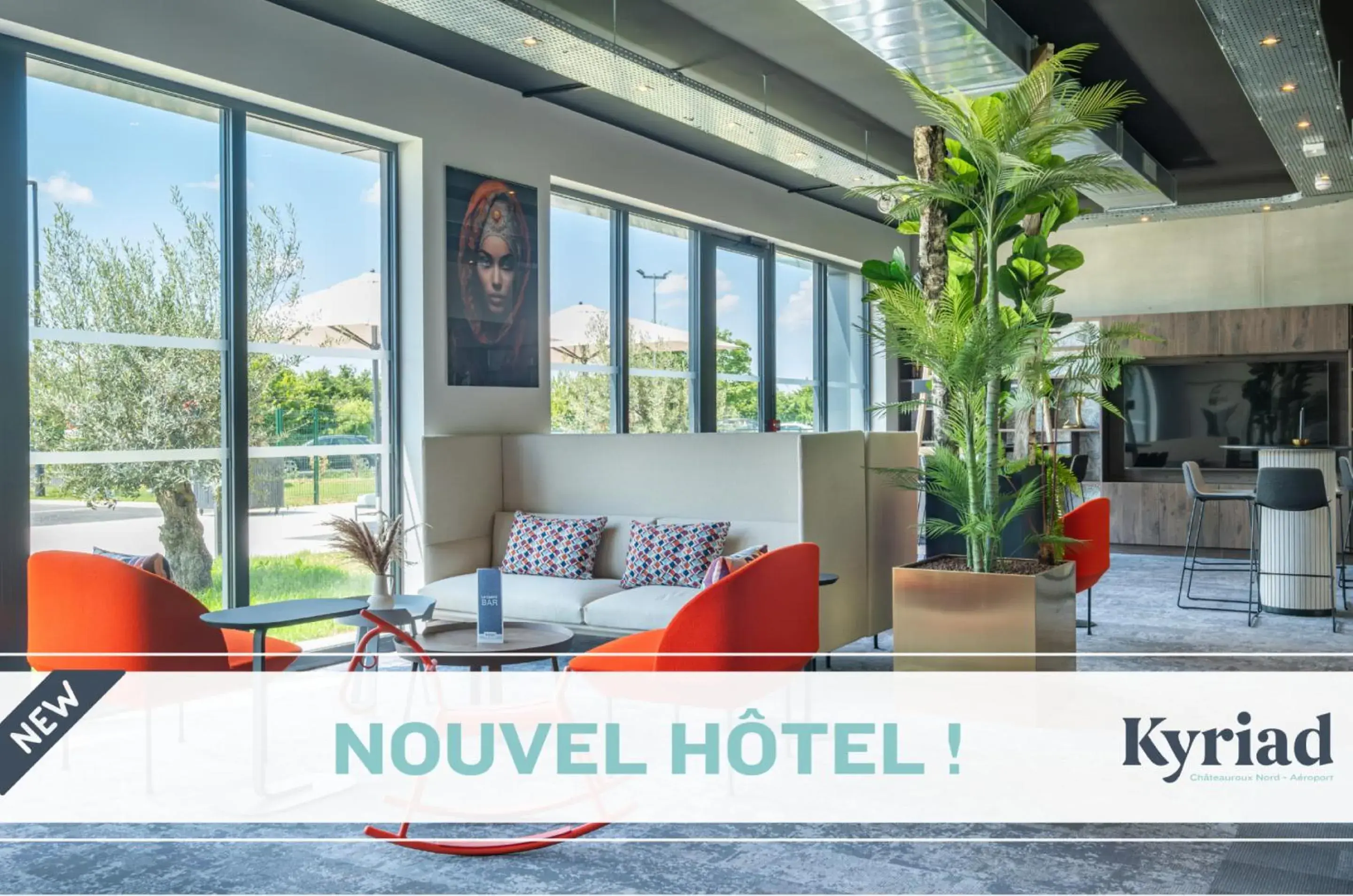 Living room in Kyriad Chateauroux Nord - Aéroport Living room in Kyriad Chateauroux Nord - Aéroport