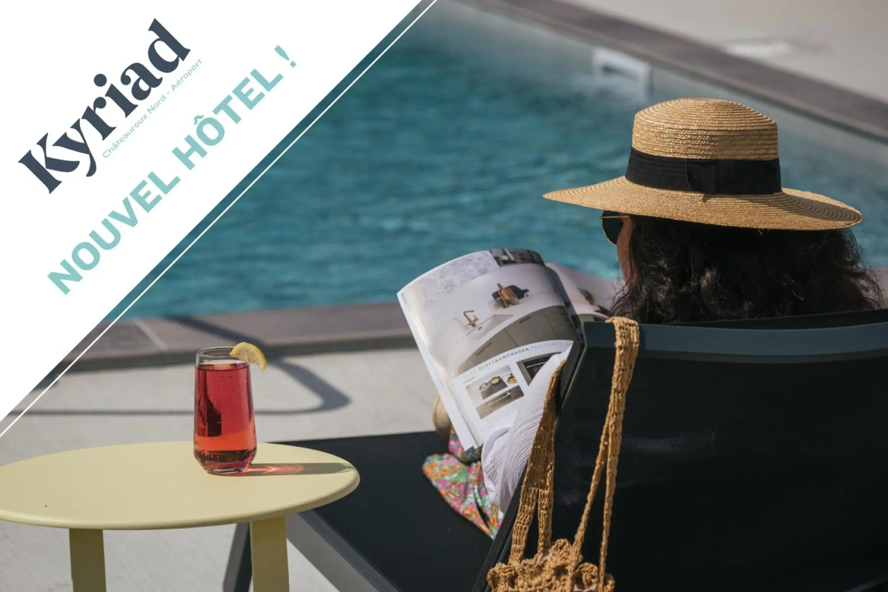 Swimming pool in Kyriad Chateauroux Nord - Aéroport Swimming pool in Kyriad Chateauroux Nord - Aéroport