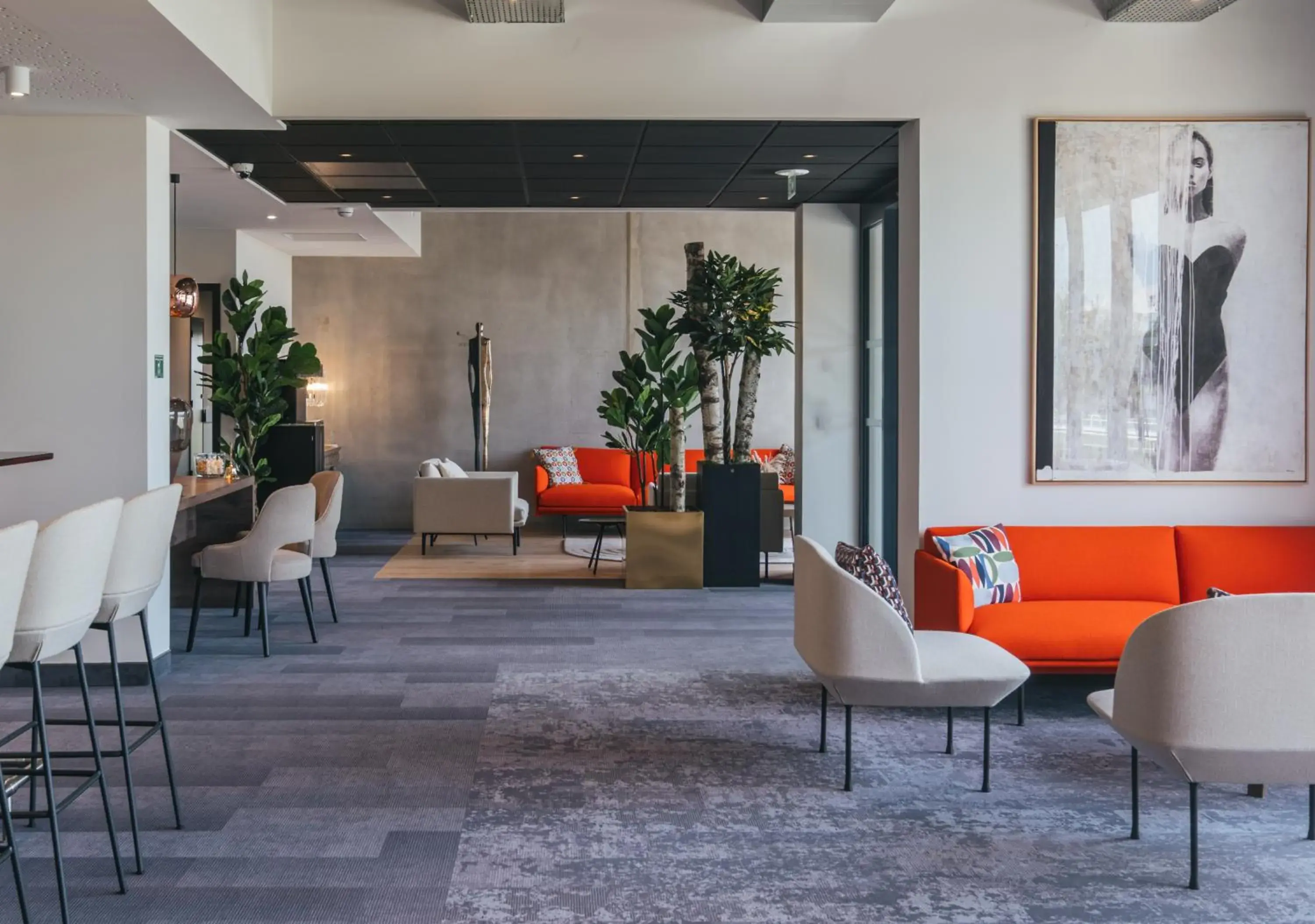 Living room in Kyriad Chateauroux Nord - Aéroport Living room in Kyriad Chateauroux Nord - Aéroport