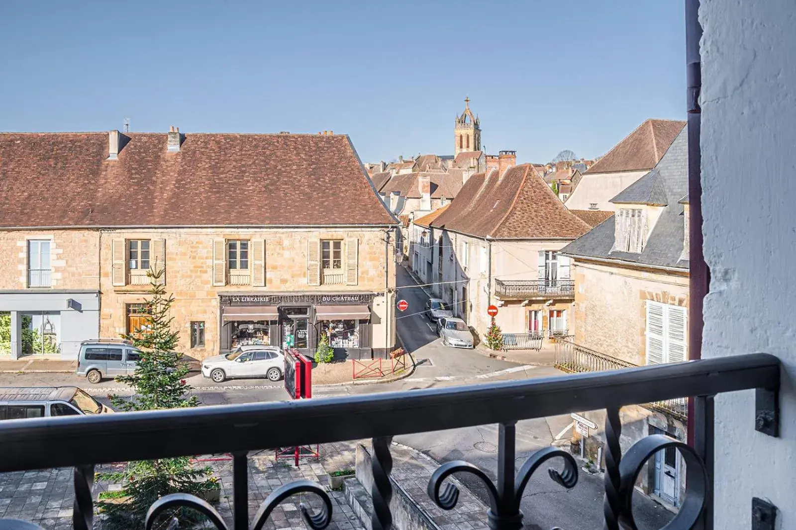 City view in Hotel Auberge du Fin Chapon City view in Hotel Auberge du Fin Chapon