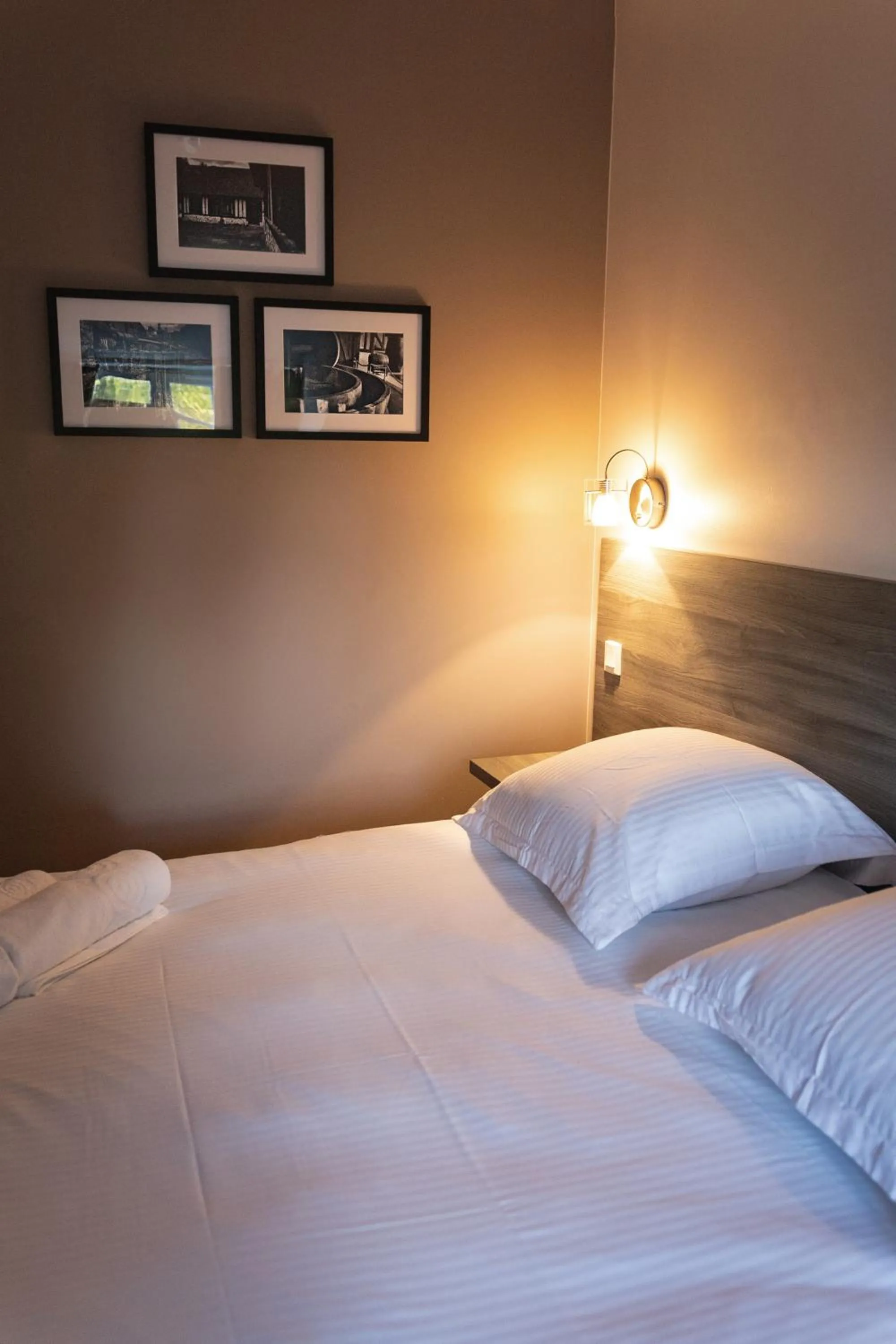 Bed in Hôtel restaurant La Grand Mare