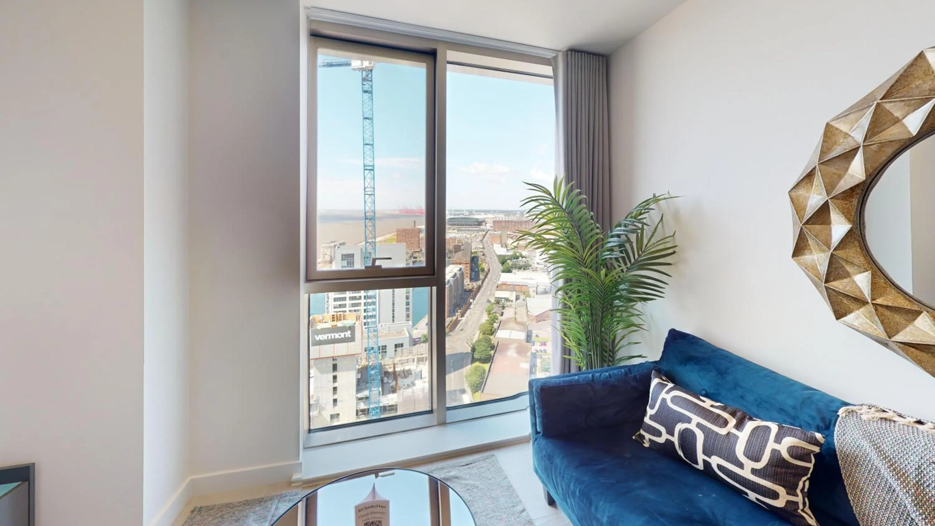 Living room in Charles Hope Liverpool