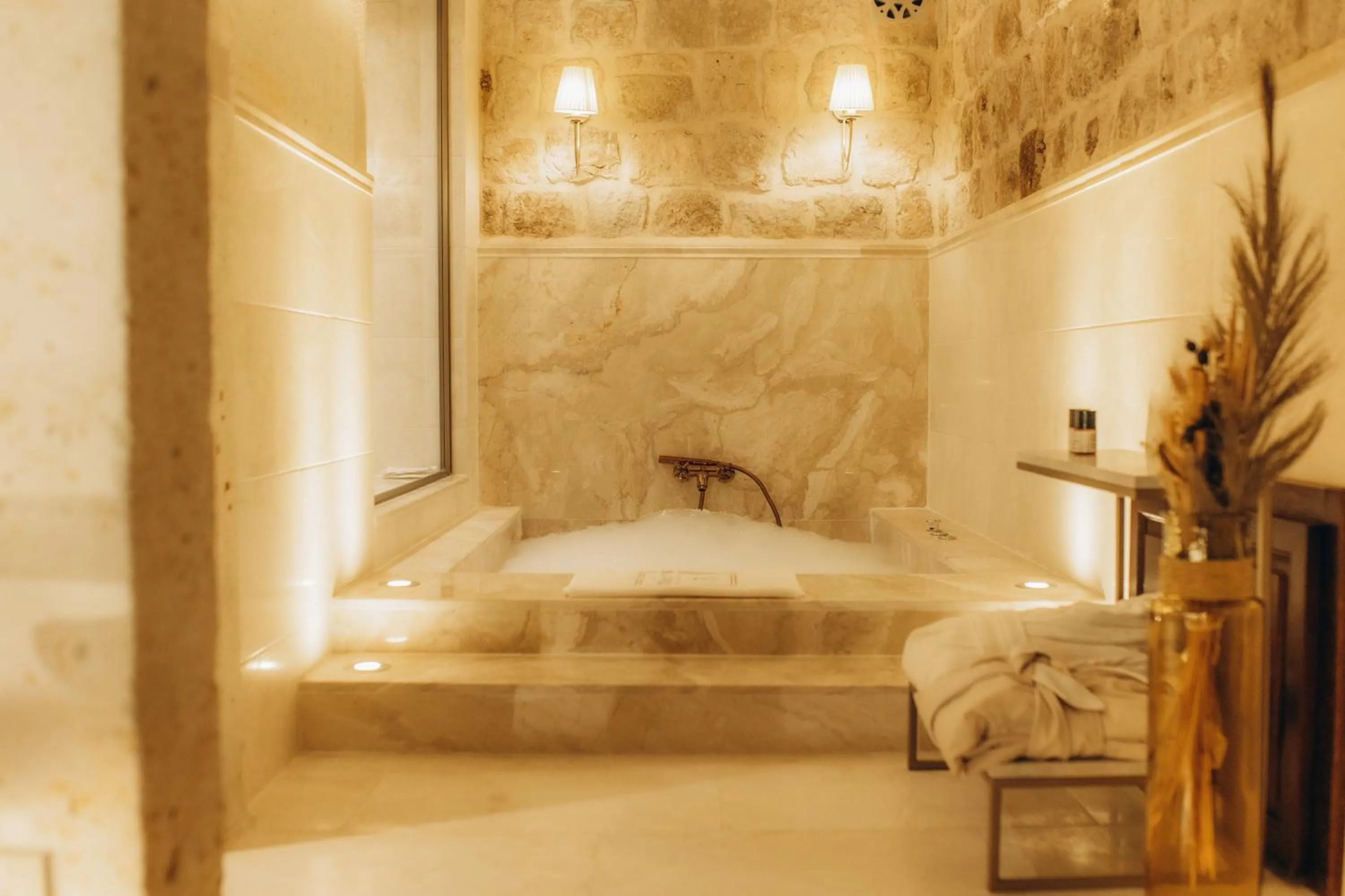 towels, Bed in Via Regia Cappadocia Hotel