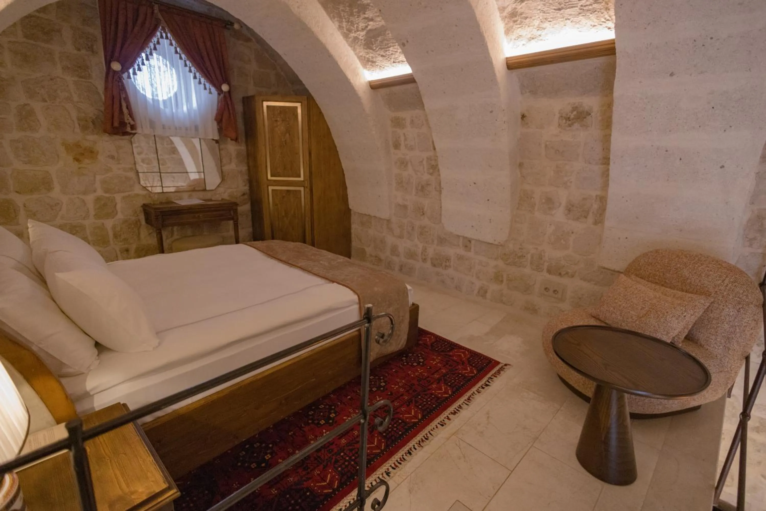 Bed in Via Regia Cappadocia Hotel