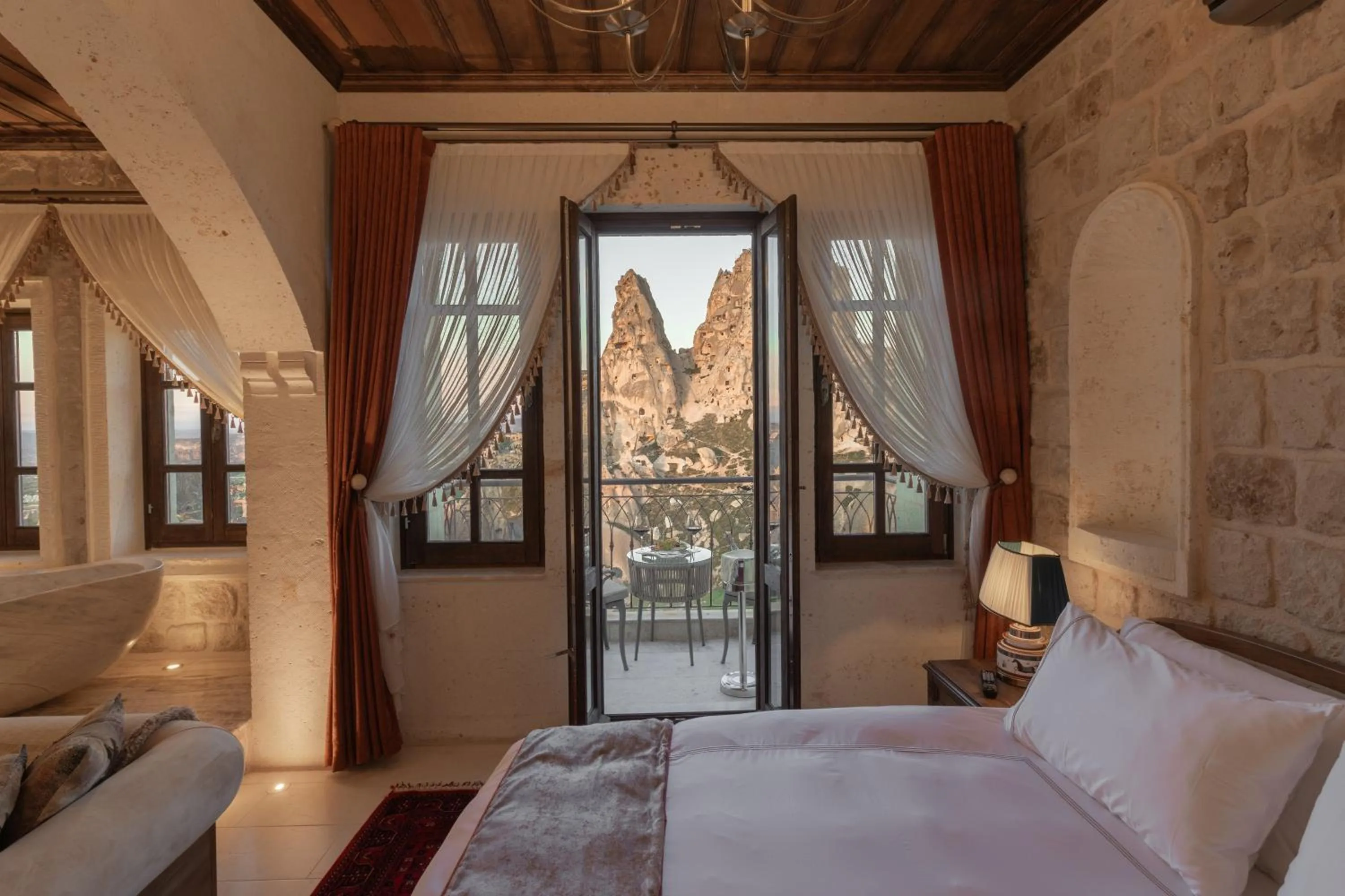 View (from property/room), Bed in Via Regia Cappadocia Hotel