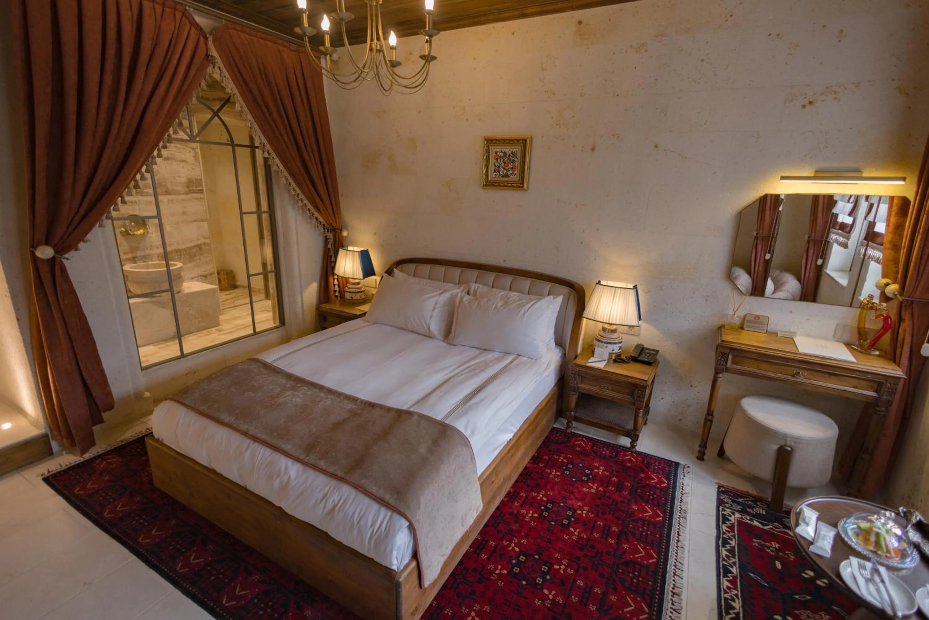 Bedroom, Bed in Via Regia Cappadocia Hotel