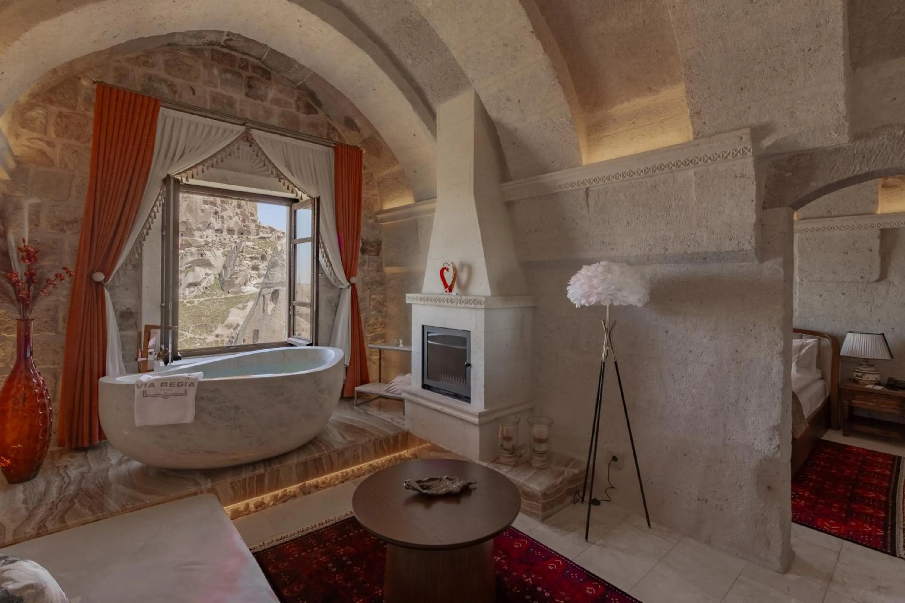 Living room in Via Regia Cappadocia Hotel