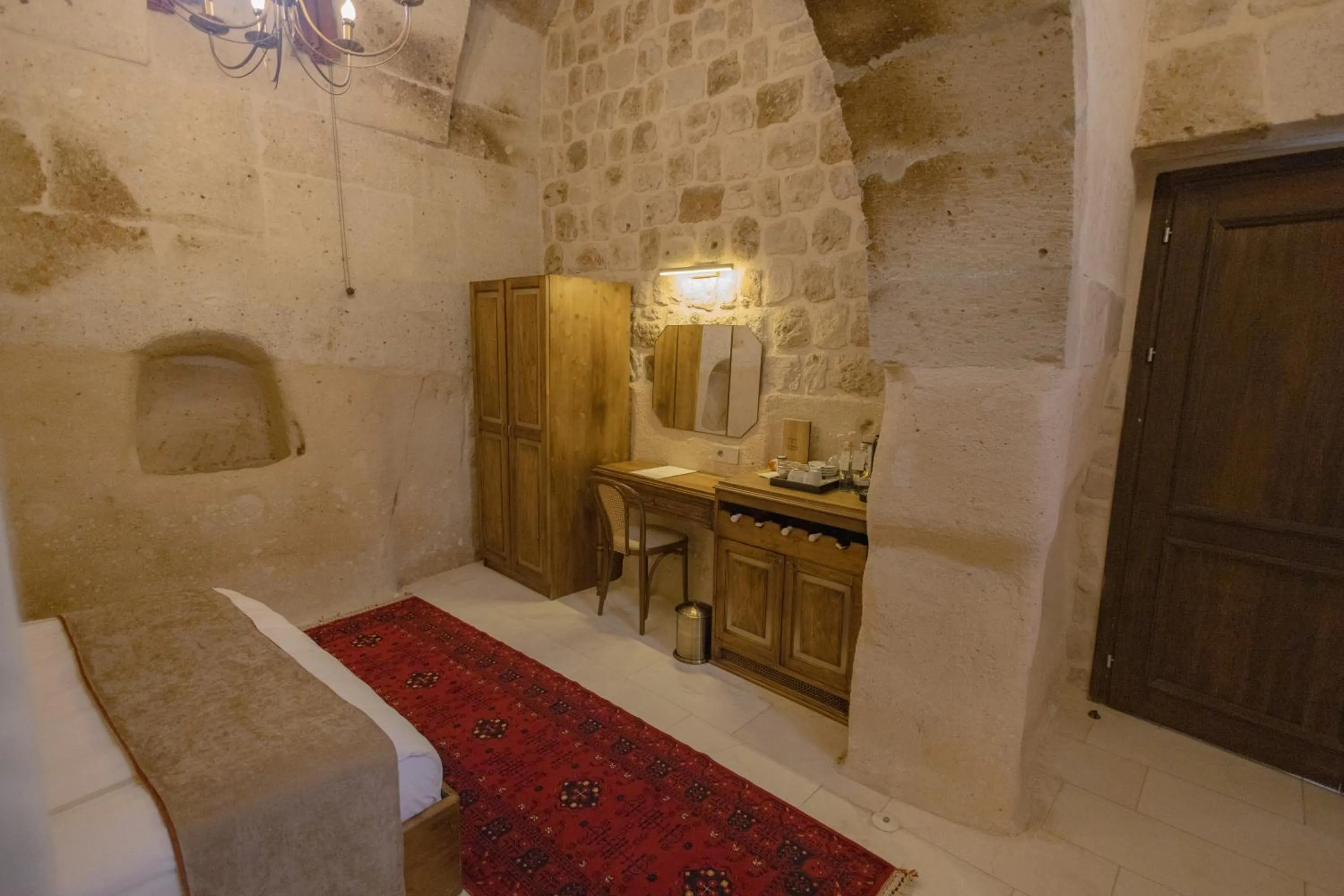 Bed in Via Regia Cappadocia Hotel