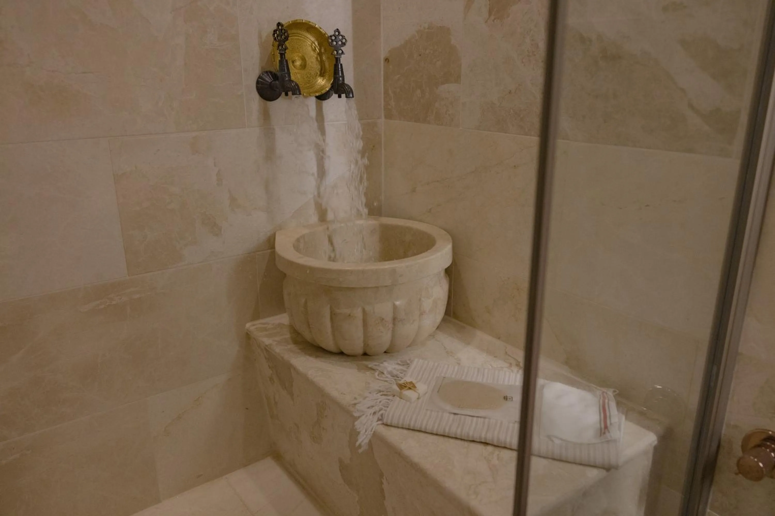 Bathroom in Via Regia Cappadocia Hotel