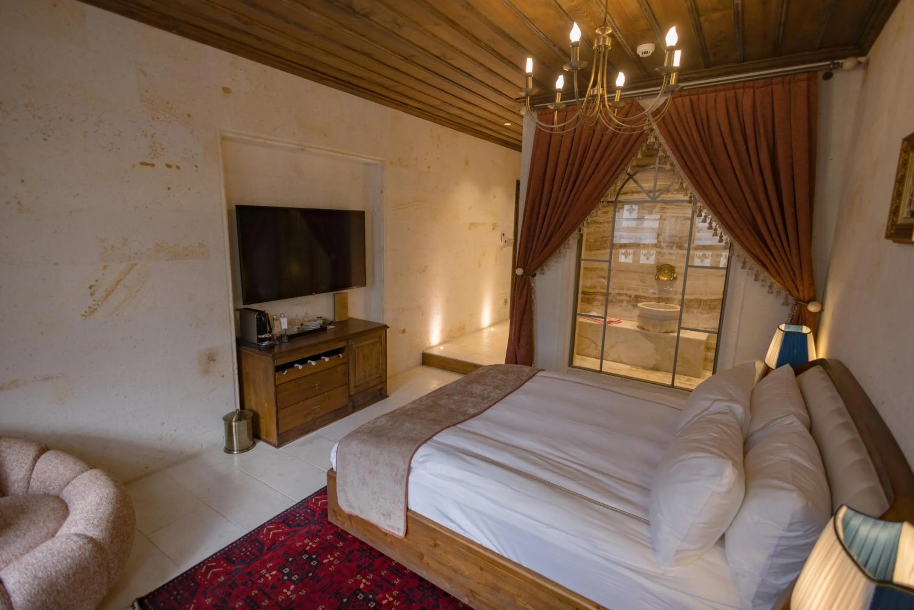 Bedroom, Bed in Via Regia Cappadocia Hotel
