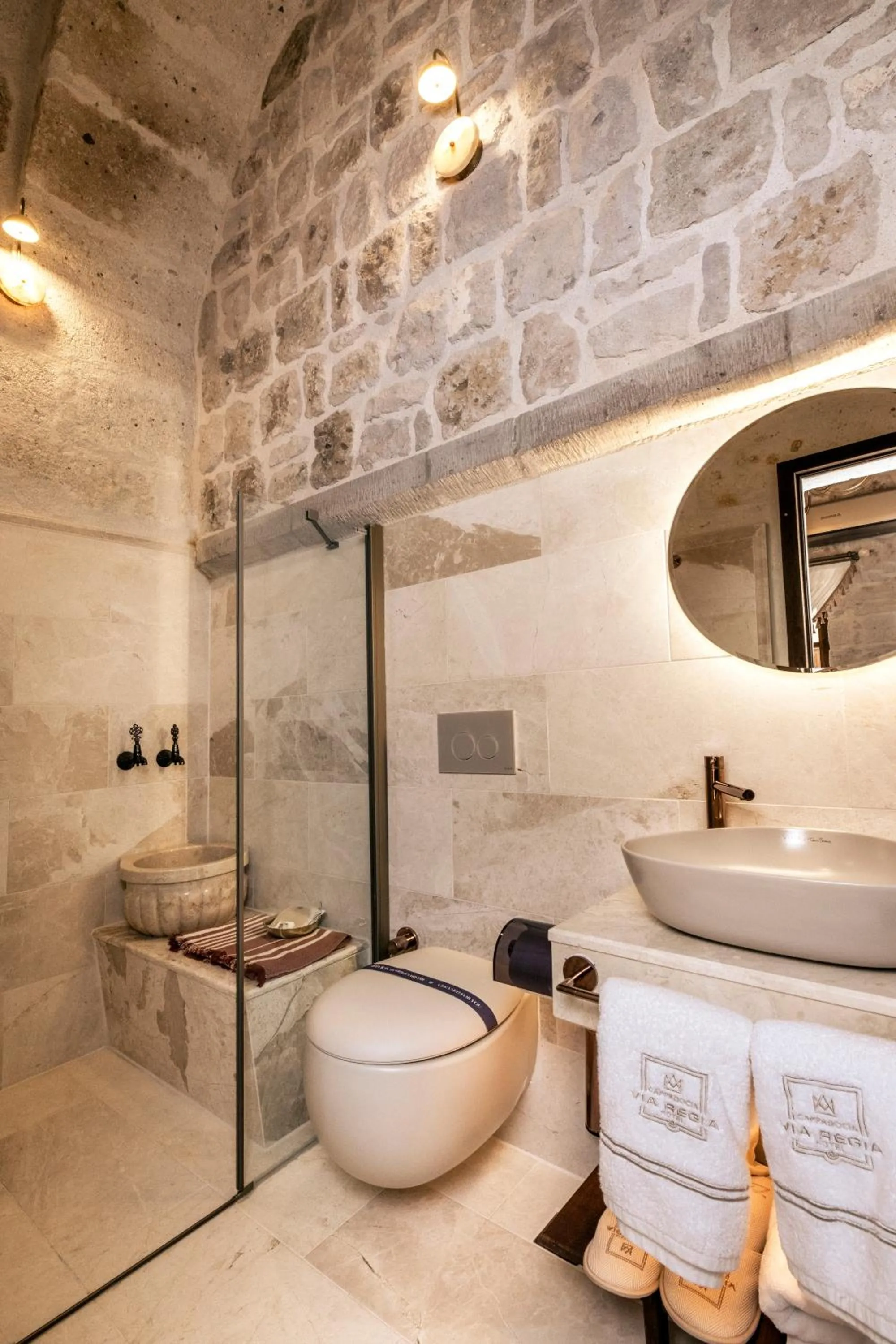 Bathroom in Via Regia Cappadocia Hotel