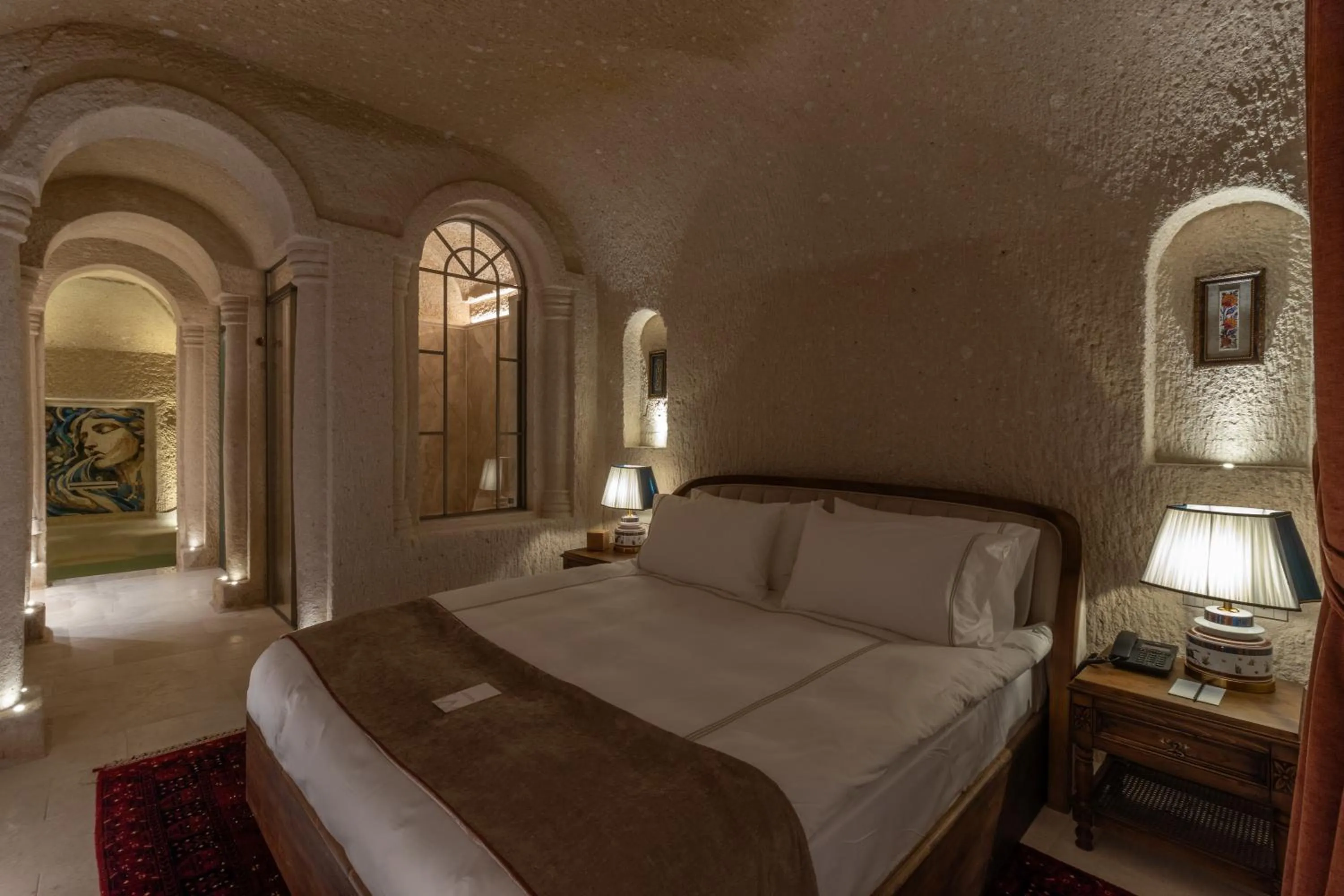 Bedroom, Bed in Via Regia Cappadocia Hotel