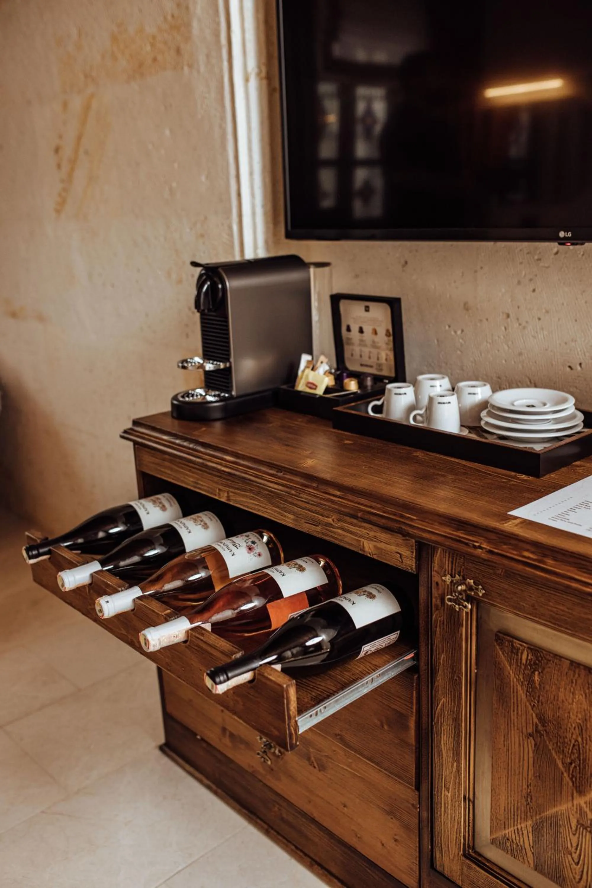 minibar in Via Regia Cappadocia Hotel