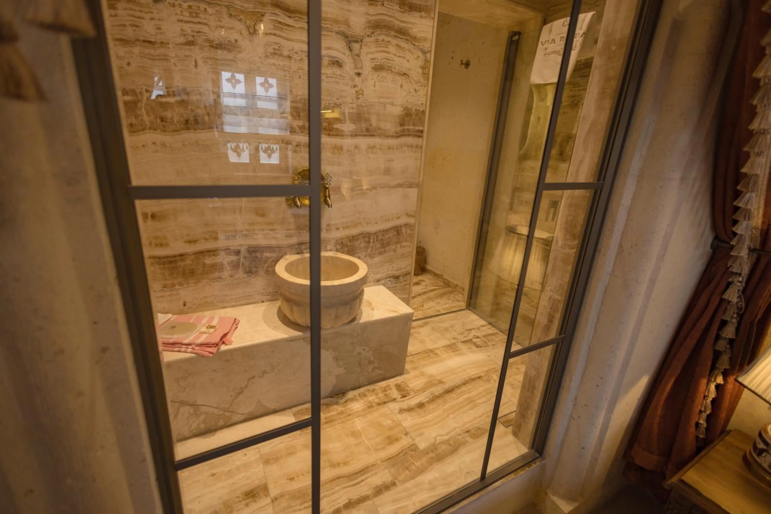 Bathroom in Via Regia Cappadocia Hotel