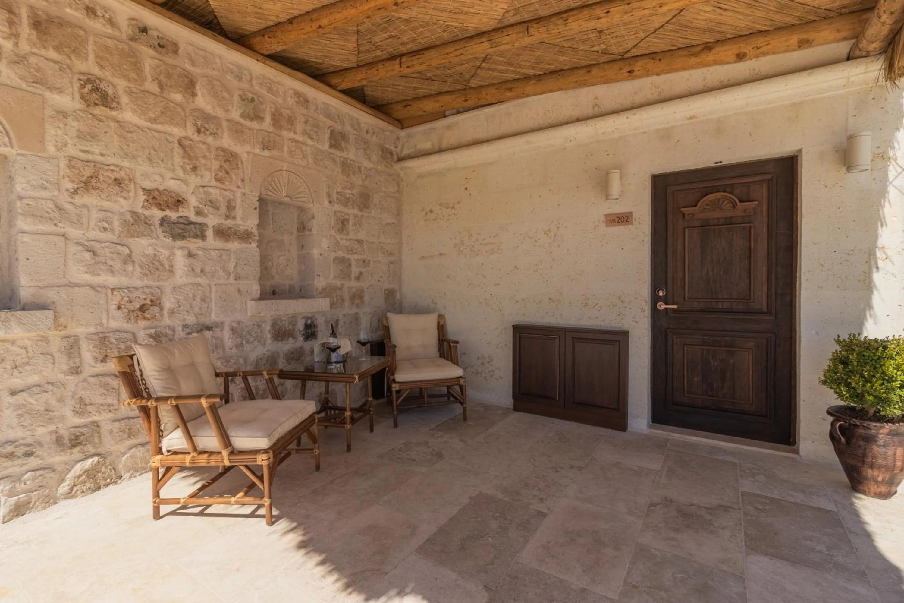 Patio in Via Regia Cappadocia Hotel