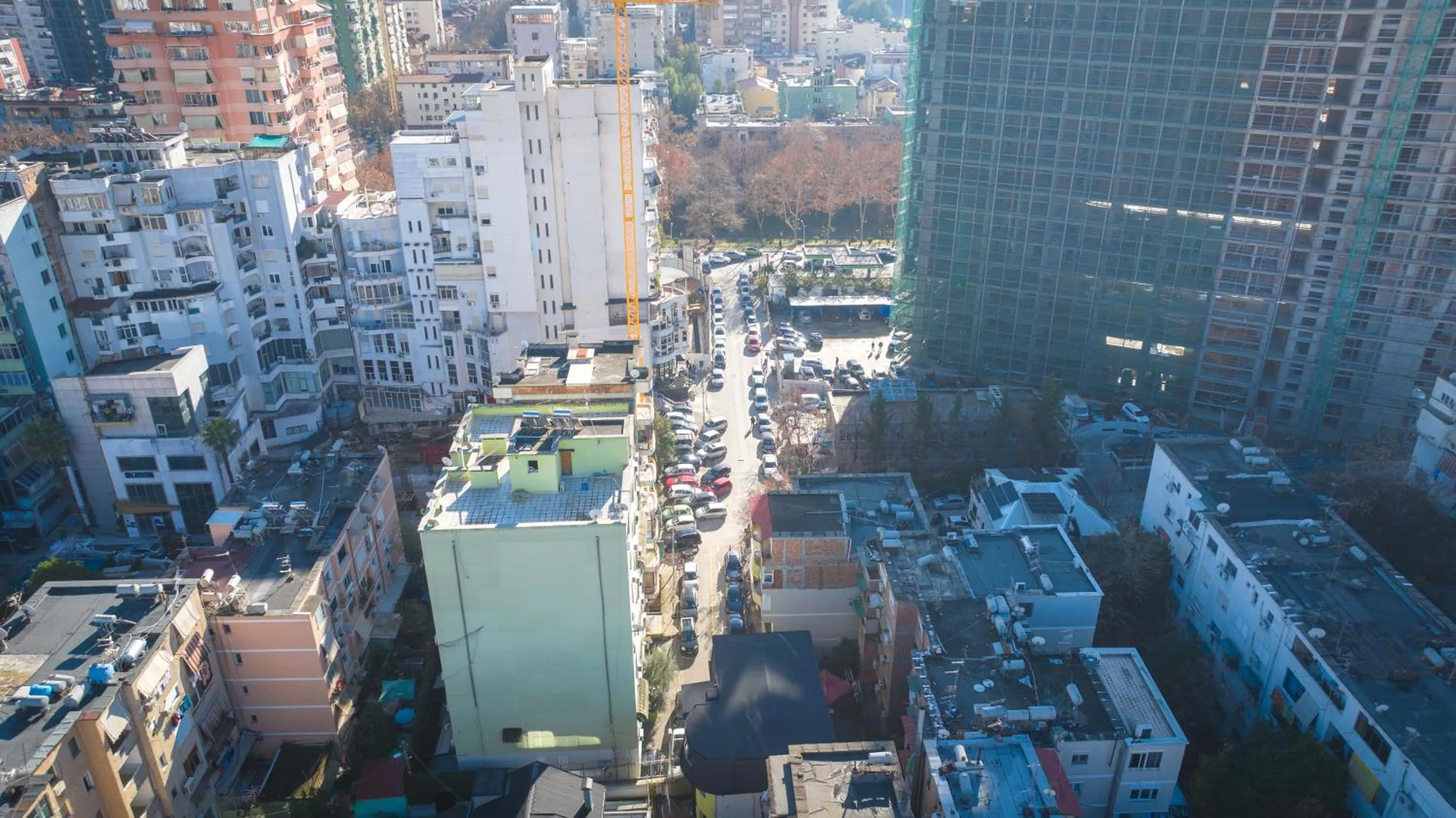 Bird's eye view in Hotel Aria
