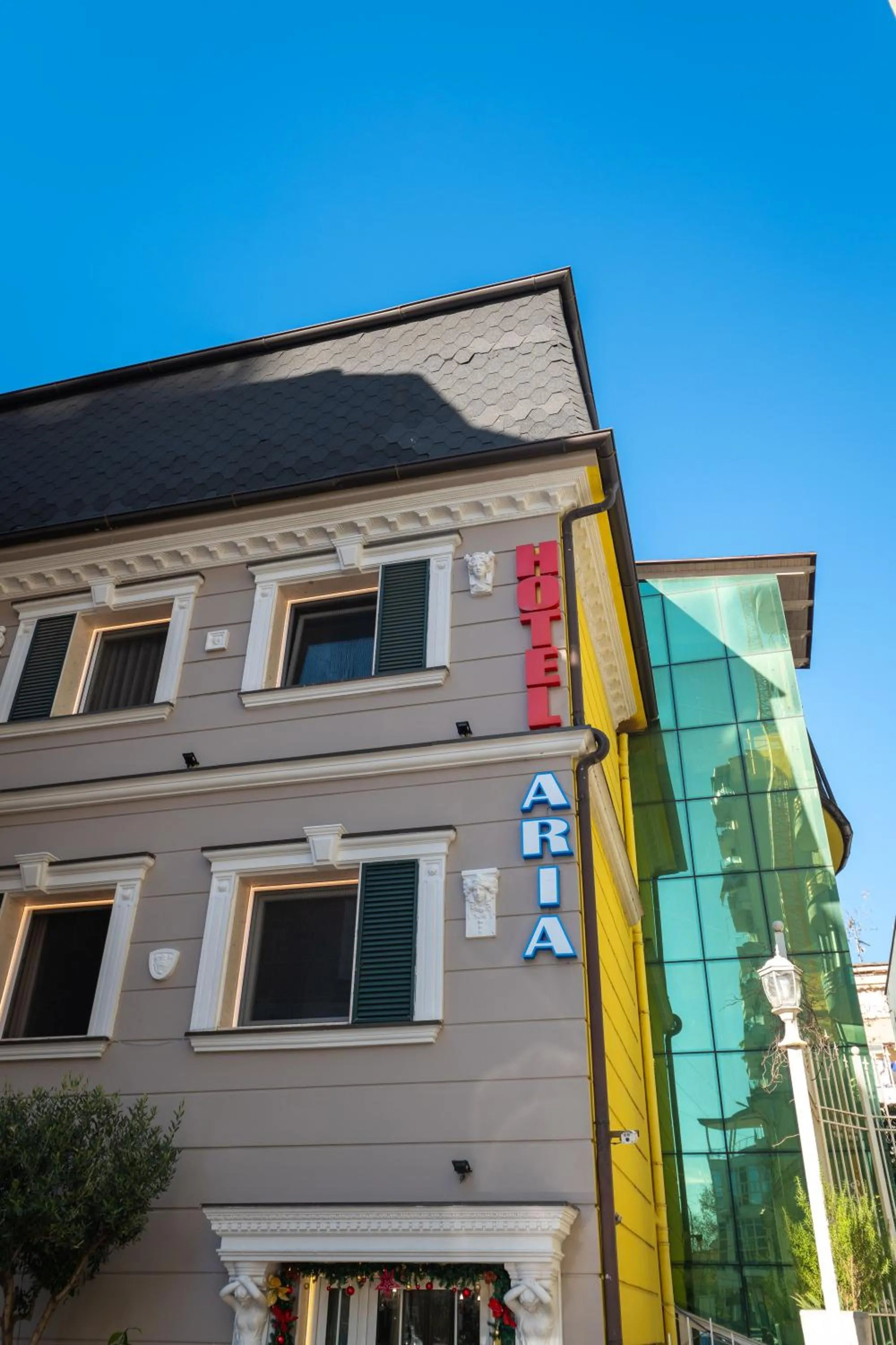 Property building in Hotel Aria