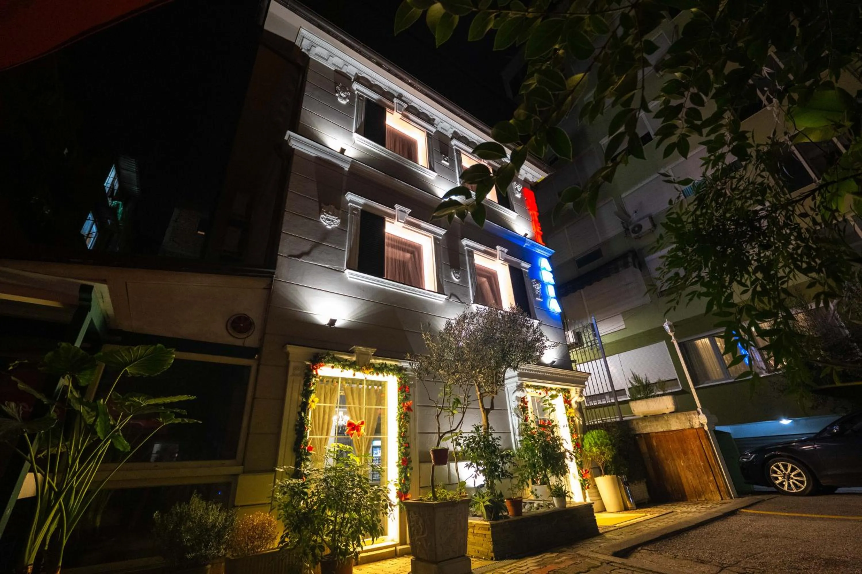 Property building in Hotel Aria