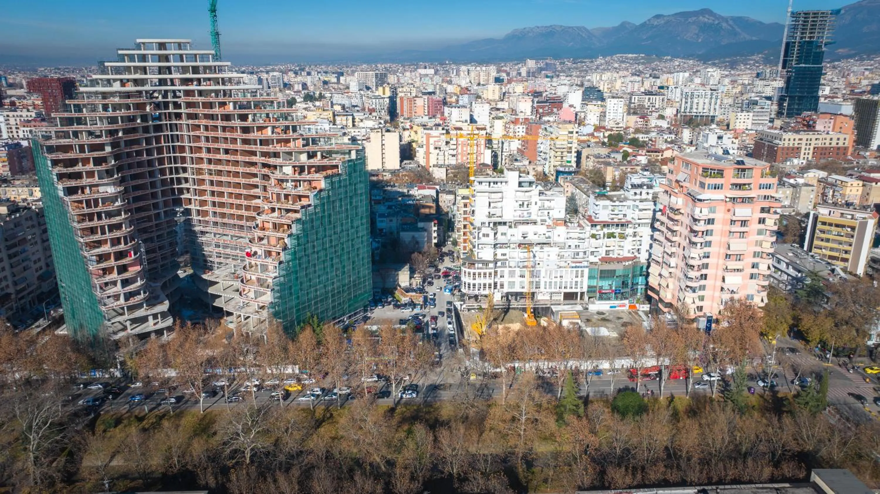 Property building in Hotel Aria