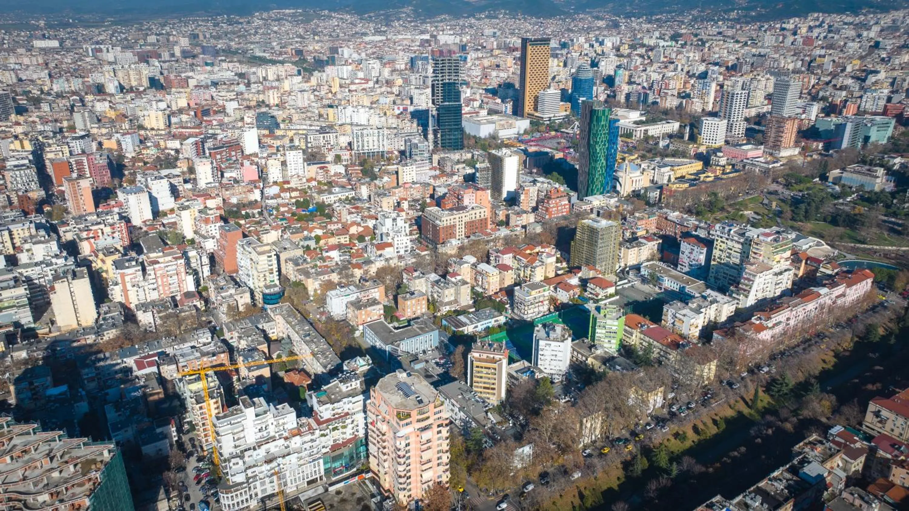 Property building in Hotel Aria