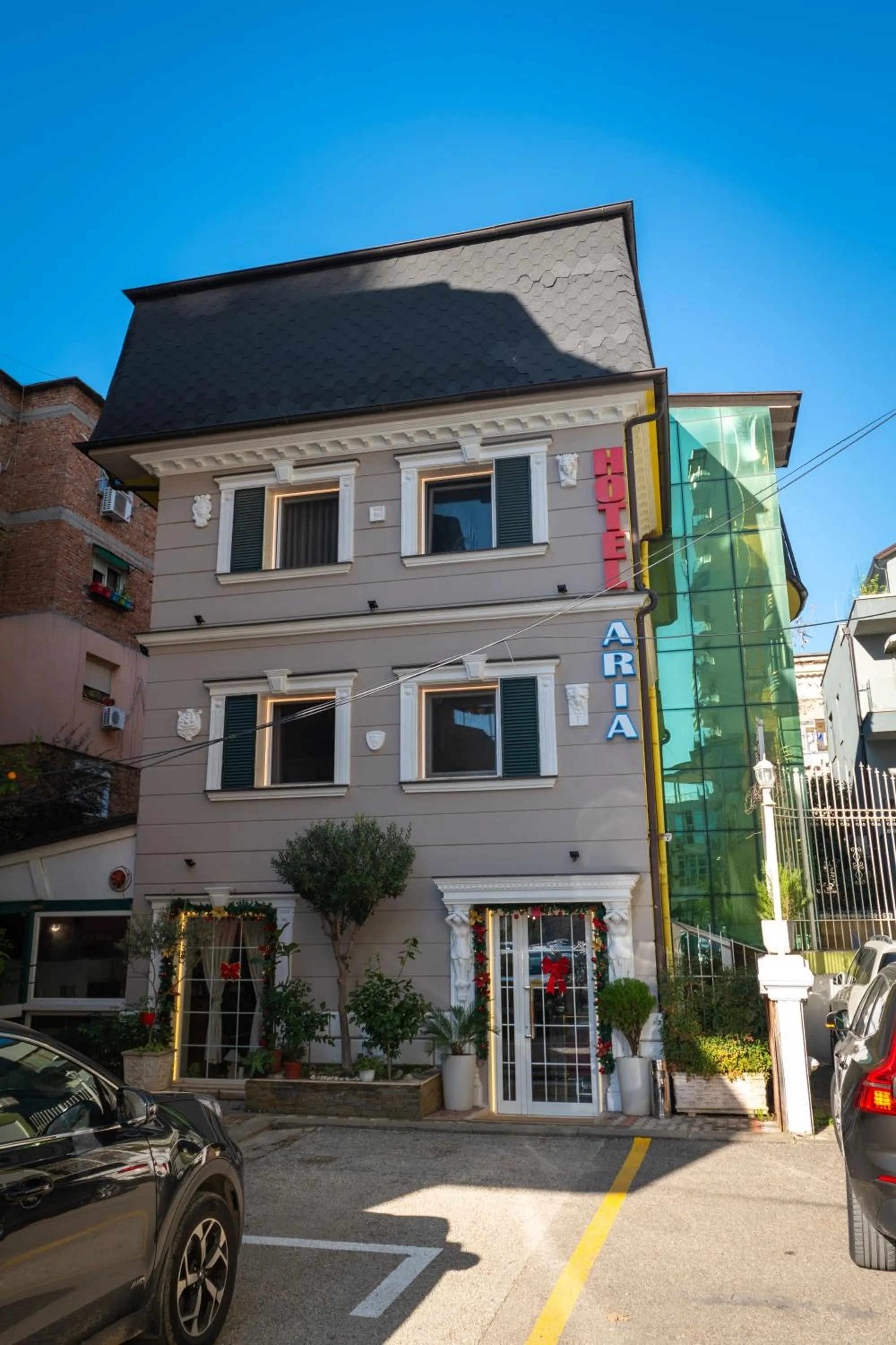 Property building in Hotel Aria