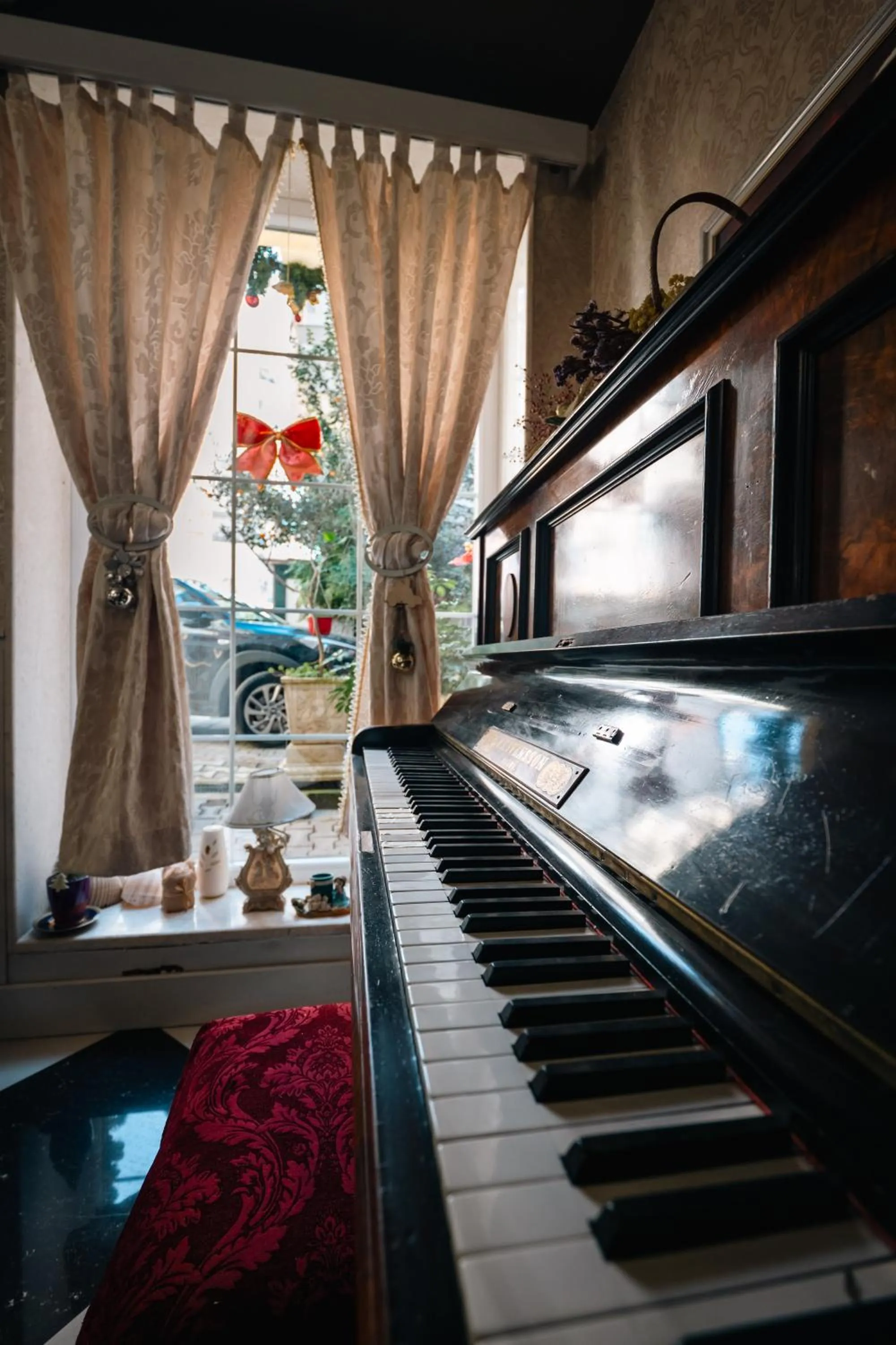 Decorative detail in Hotel Aria