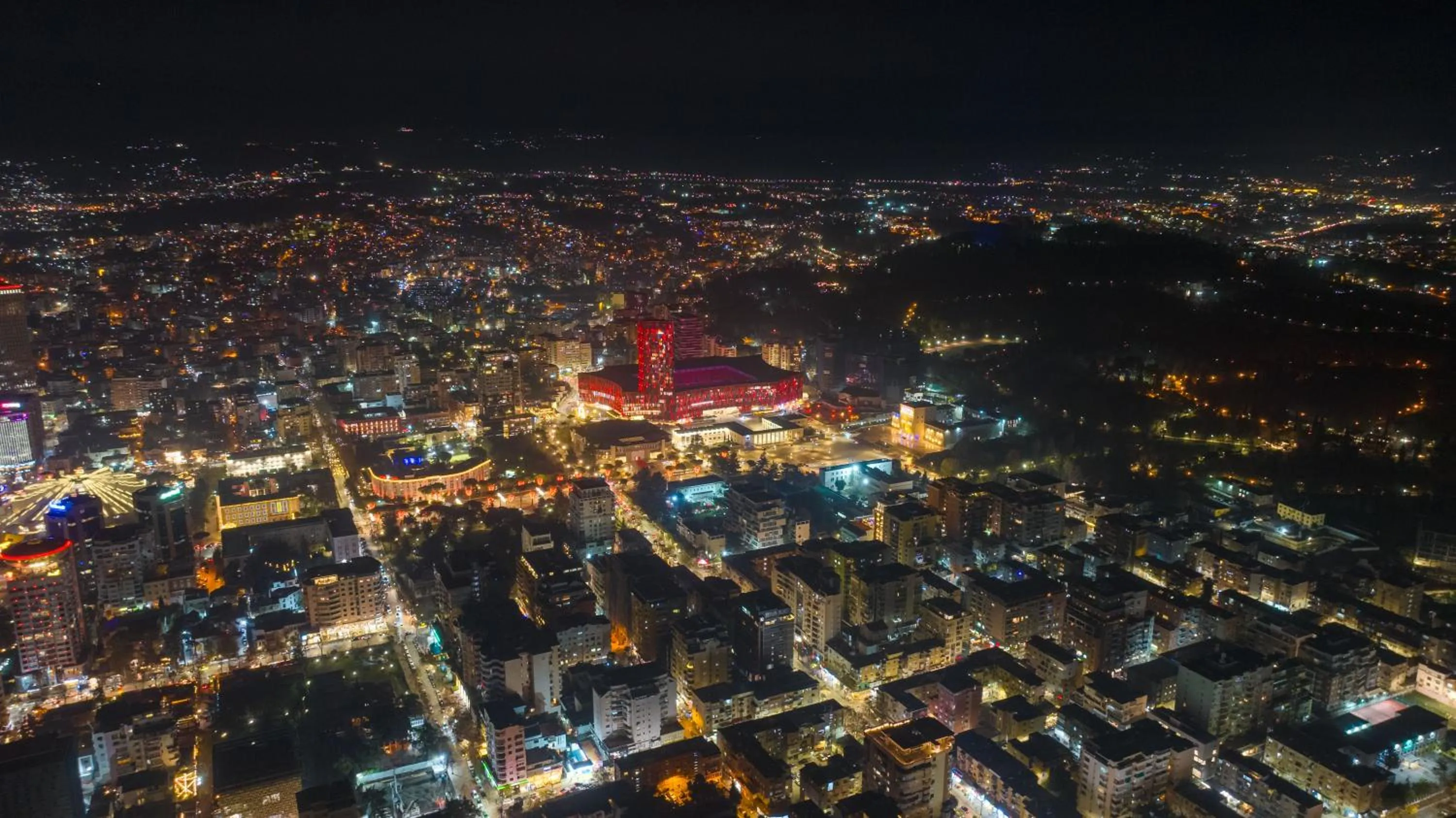 Bird's eye view in Hotel Aria