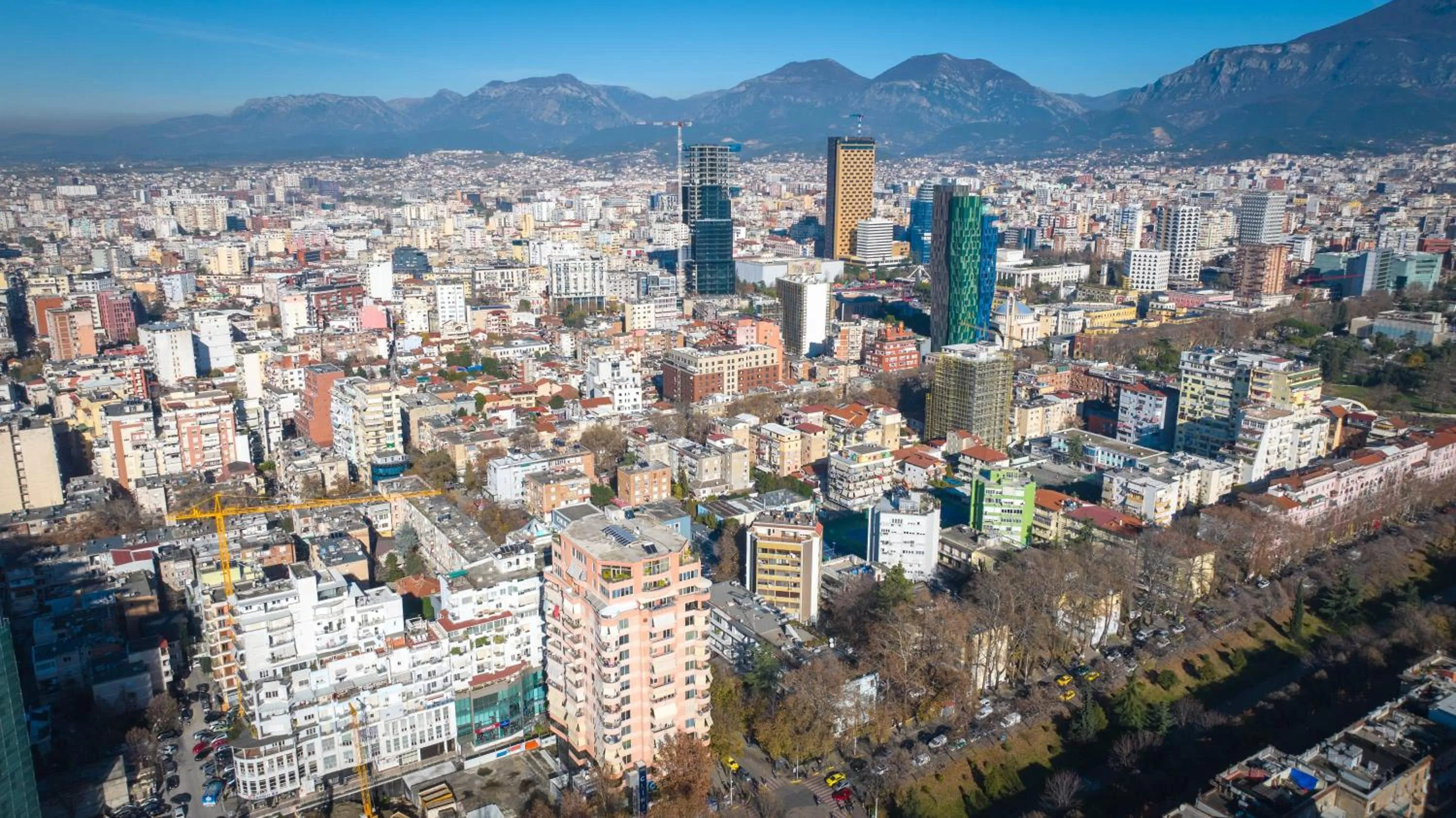 Property building in Hotel Aria