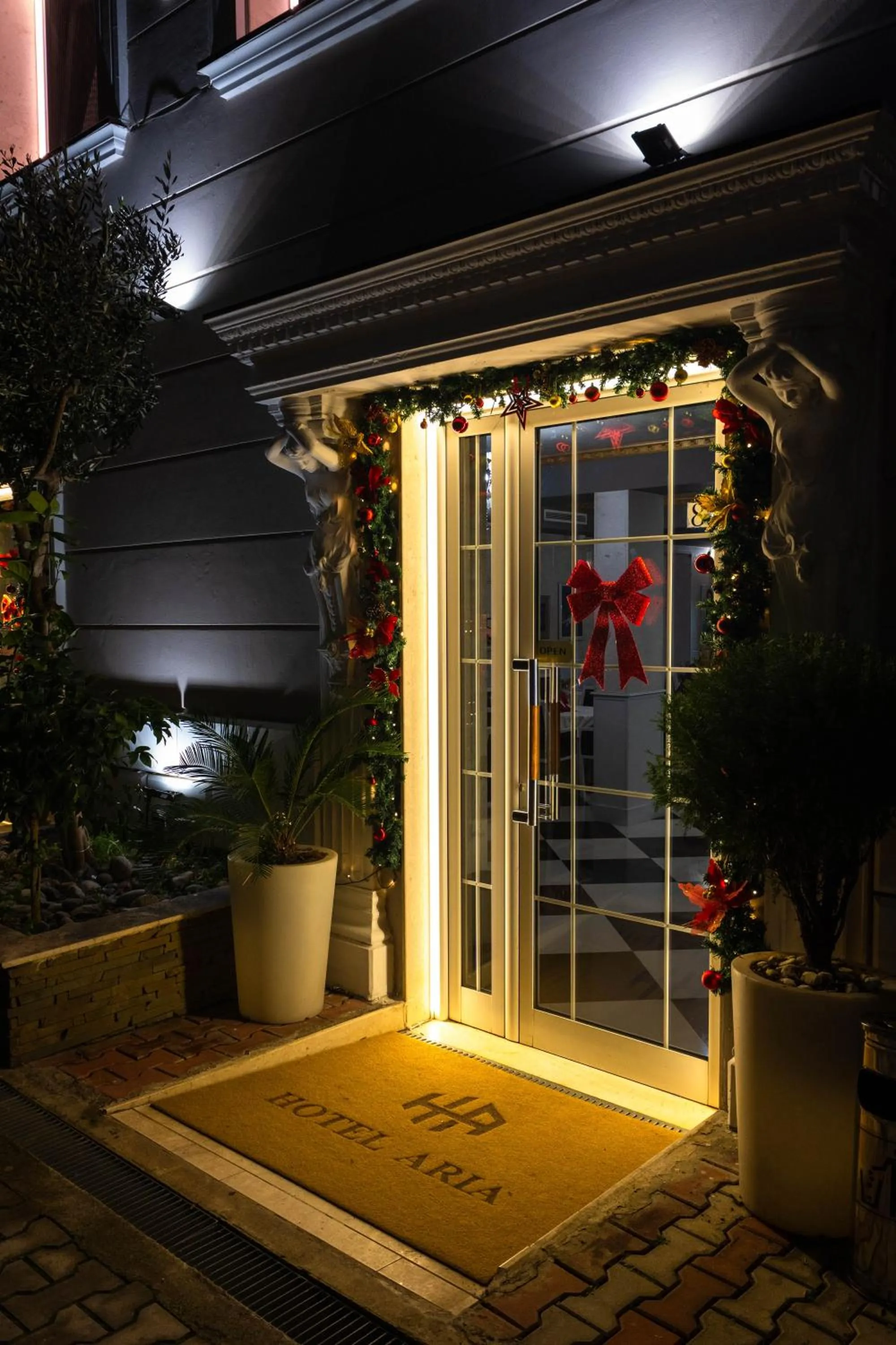 Property building in Hotel Aria