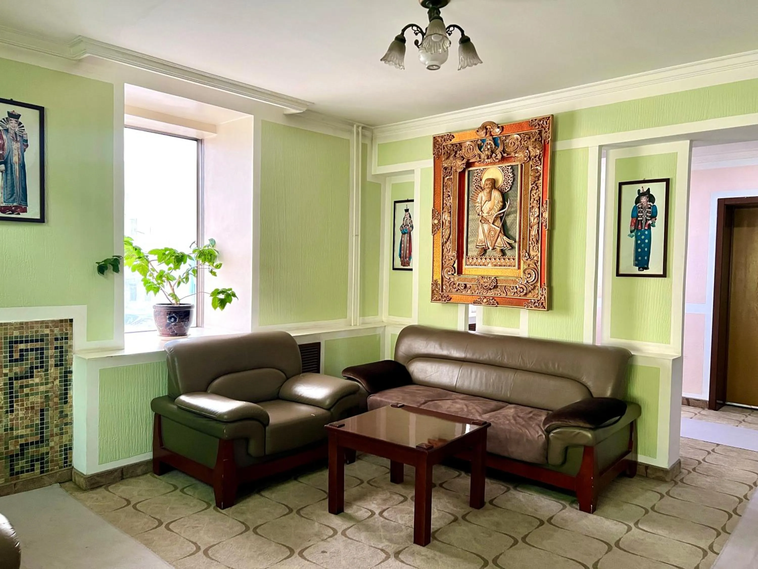 Seating area in Kharaa Hotel & Restaurant